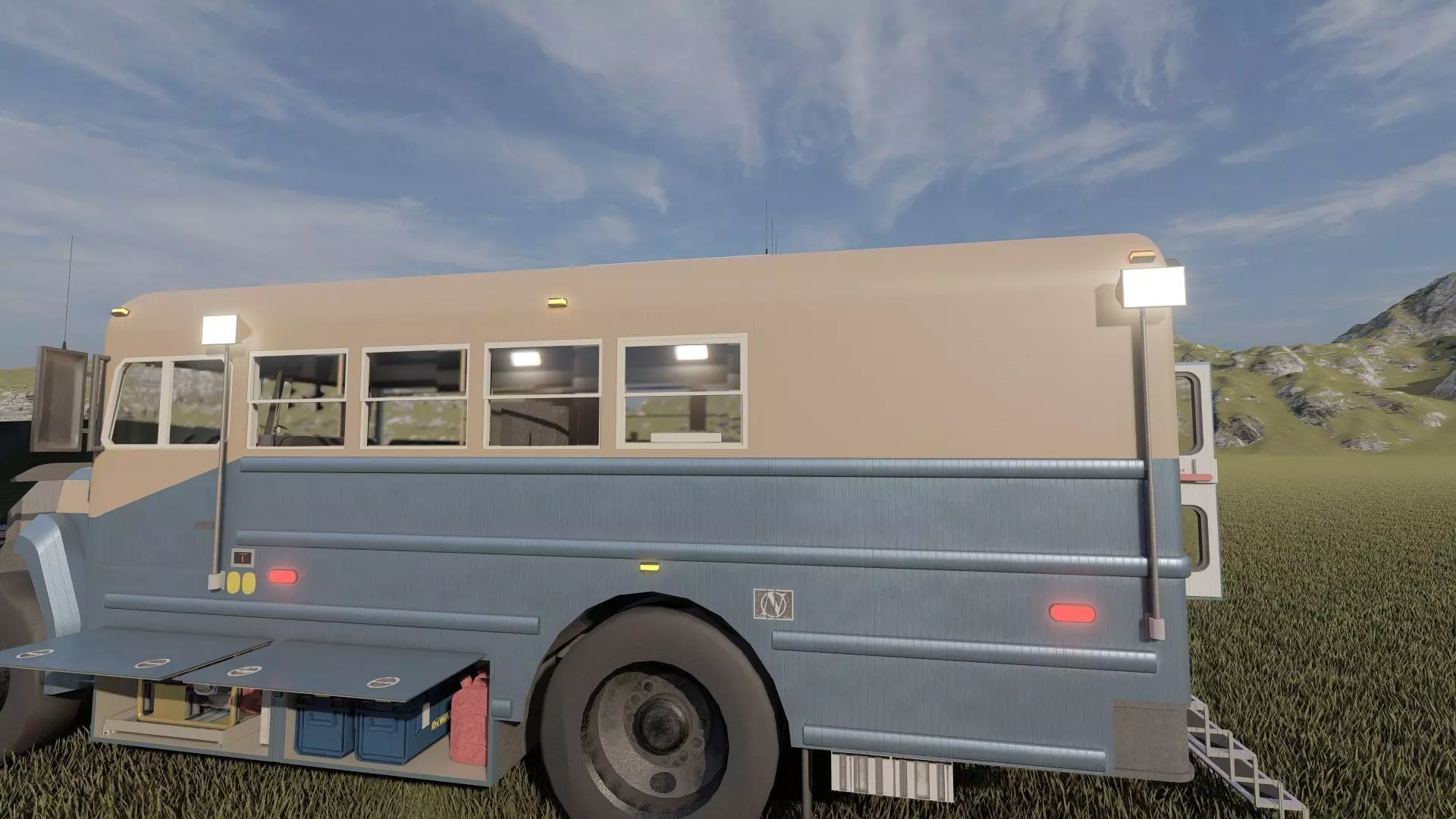 CONVERTED RESCUE BUS 3D model_10