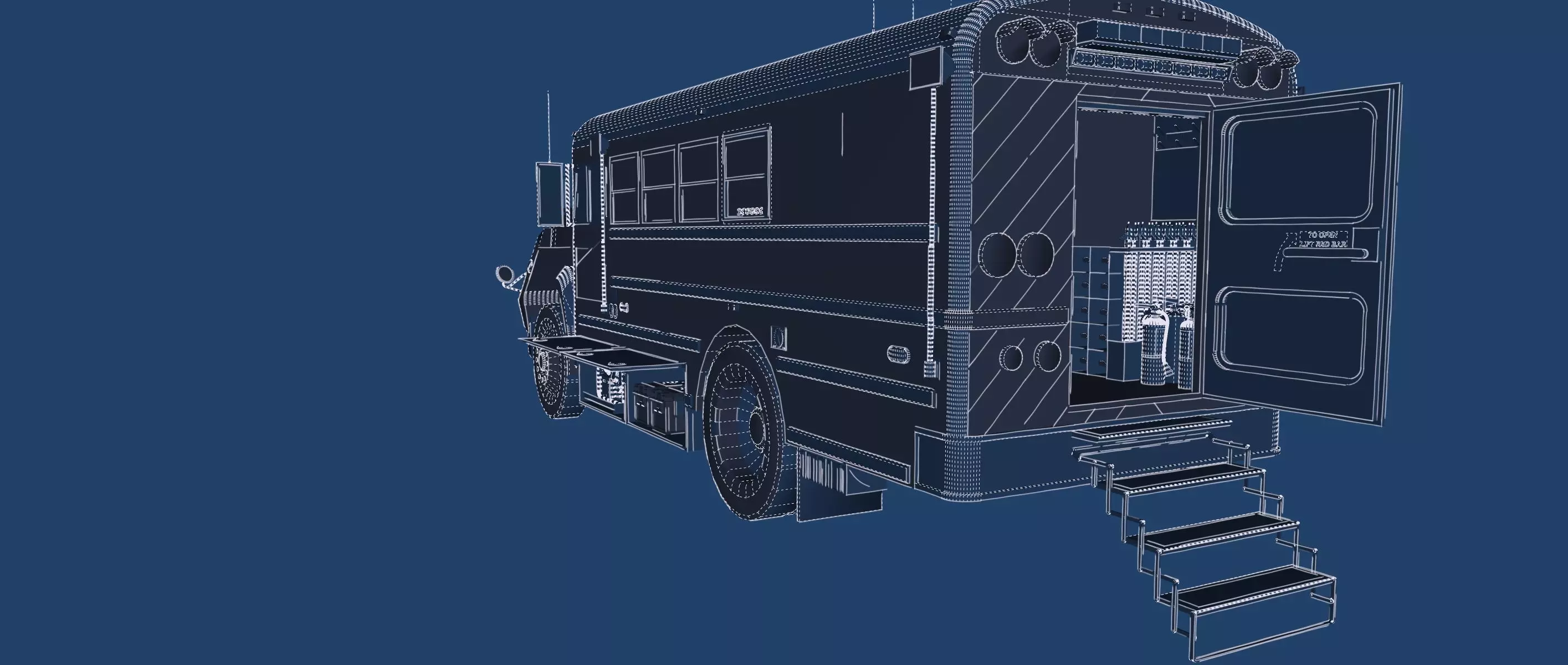 CONVERTED RESCUE BUS 3D model_49