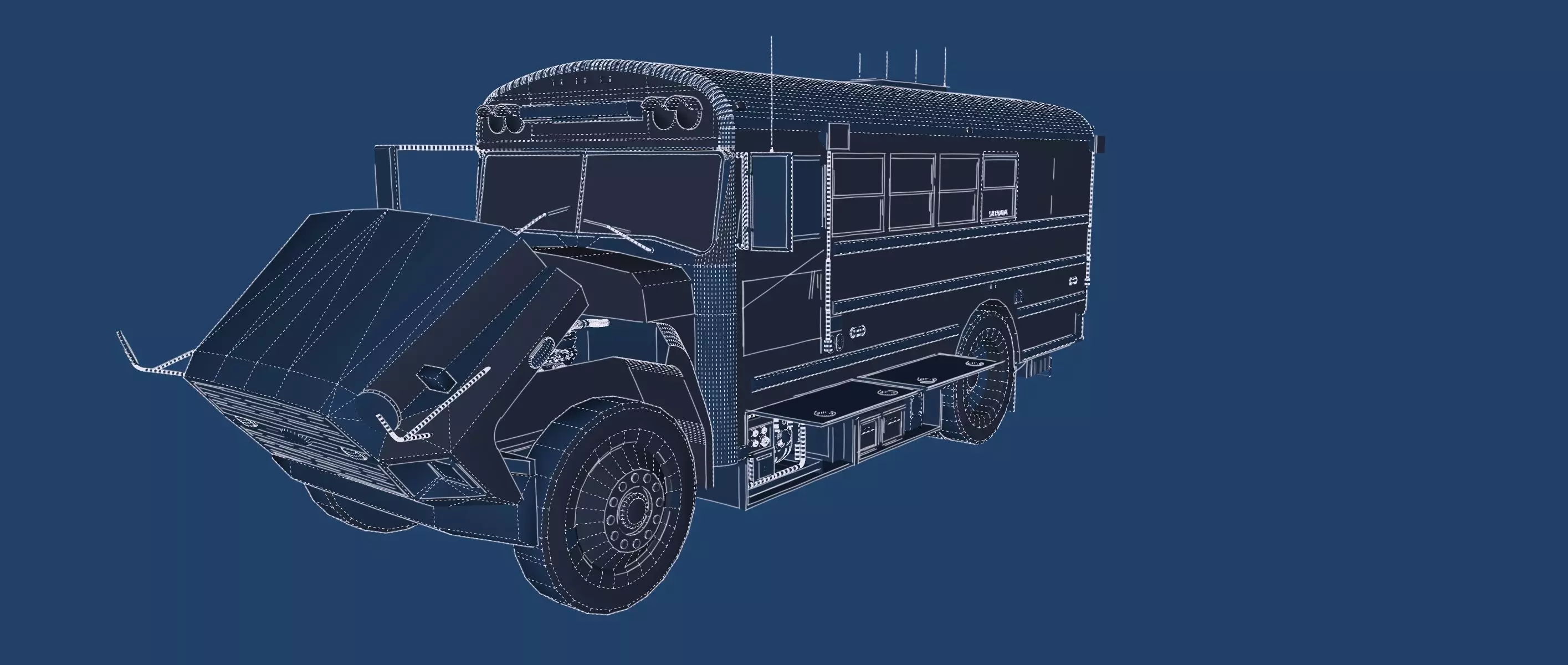 CONVERTED RESCUE BUS 3D model_48