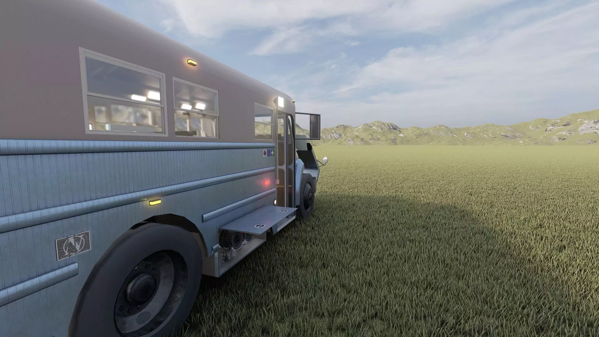 CONVERTED RESCUE BUS 3D model_16