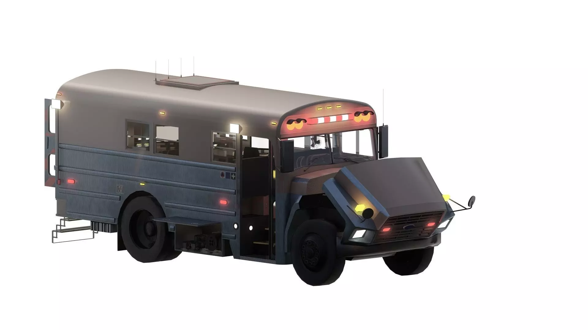 CONVERTED RESCUE BUS 3D model_2
