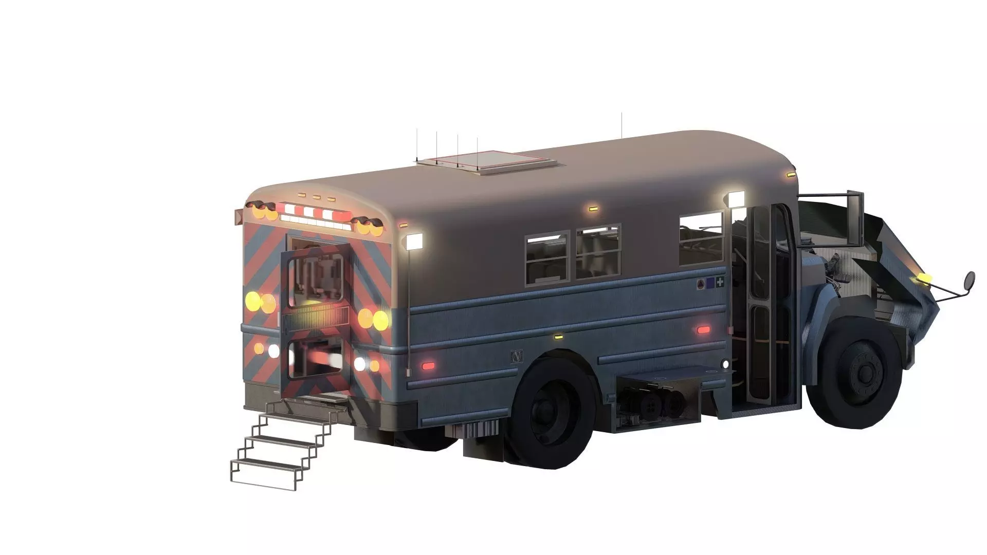 CONVERTED RESCUE BUS 3D model_4