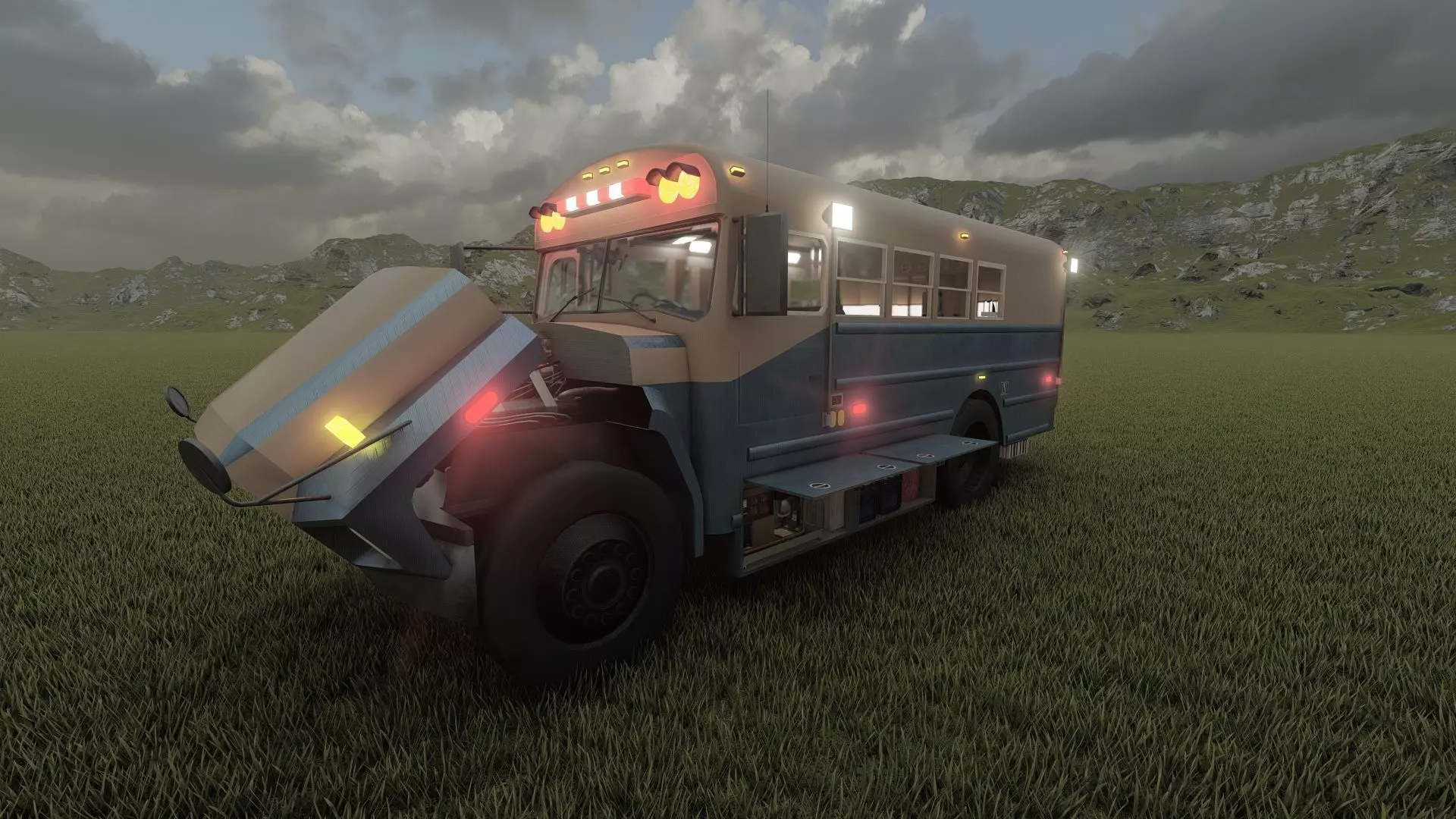 CONVERTED RESCUE BUS 3D model_37