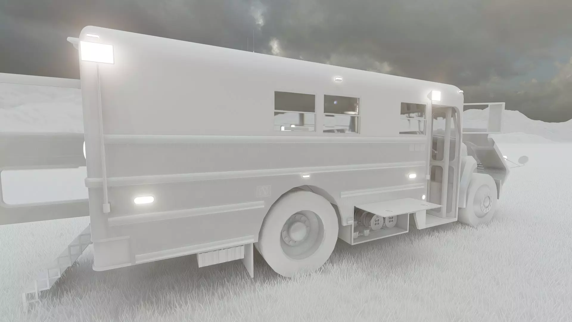 CONVERTED RESCUE BUS 3D model_42