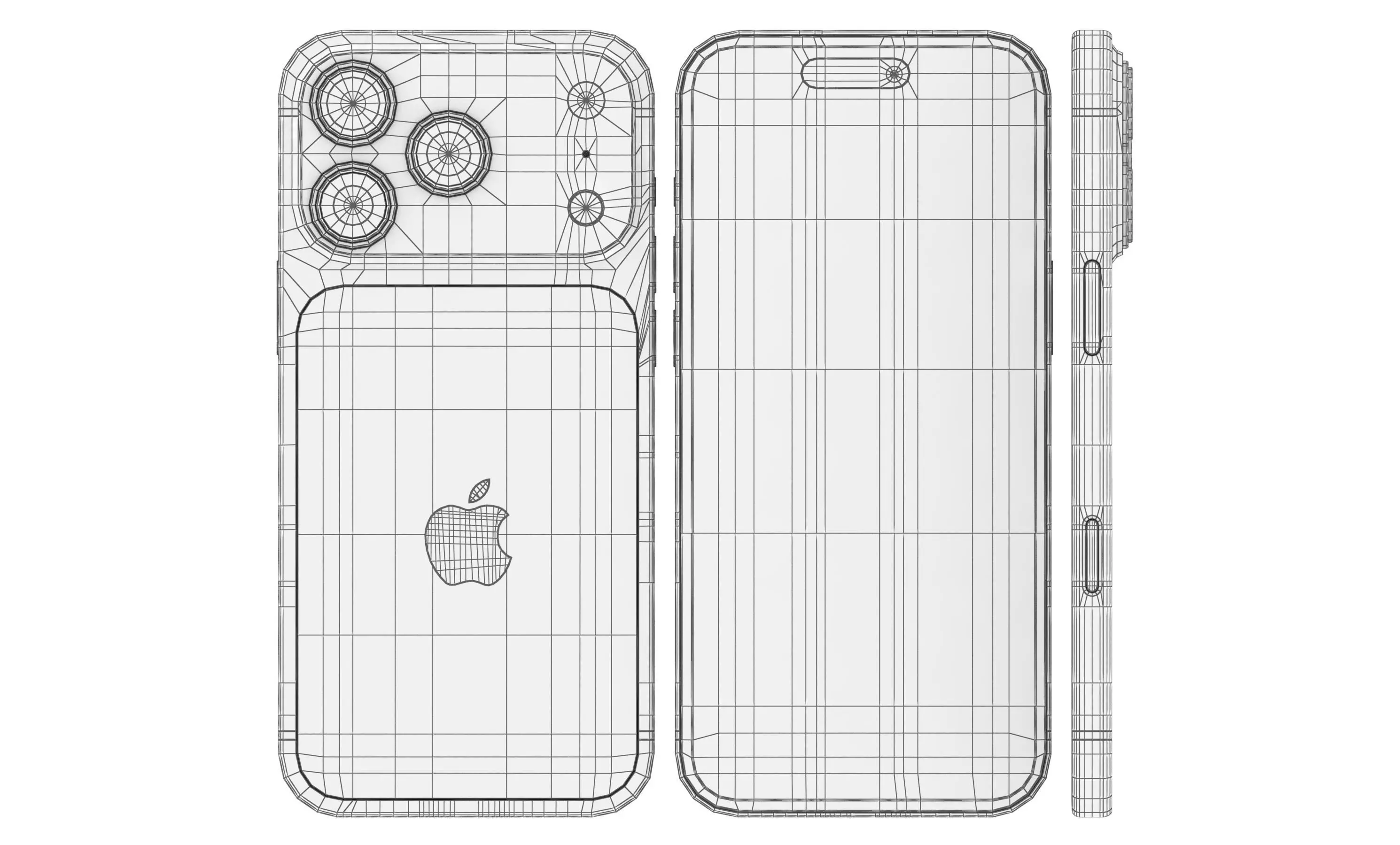 Apple iPhone 17 Pro Deep Blue 3D model_11