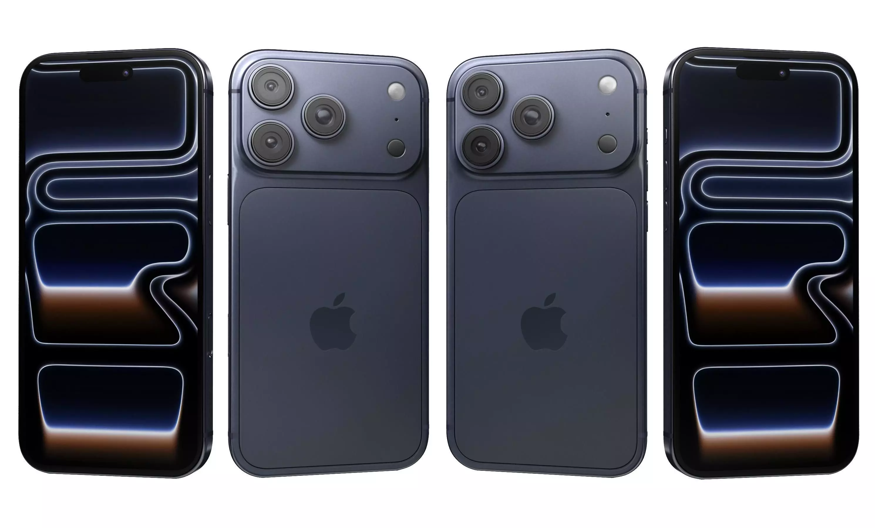 Apple iPhone 17 Pro Deep Blue 3D model_3