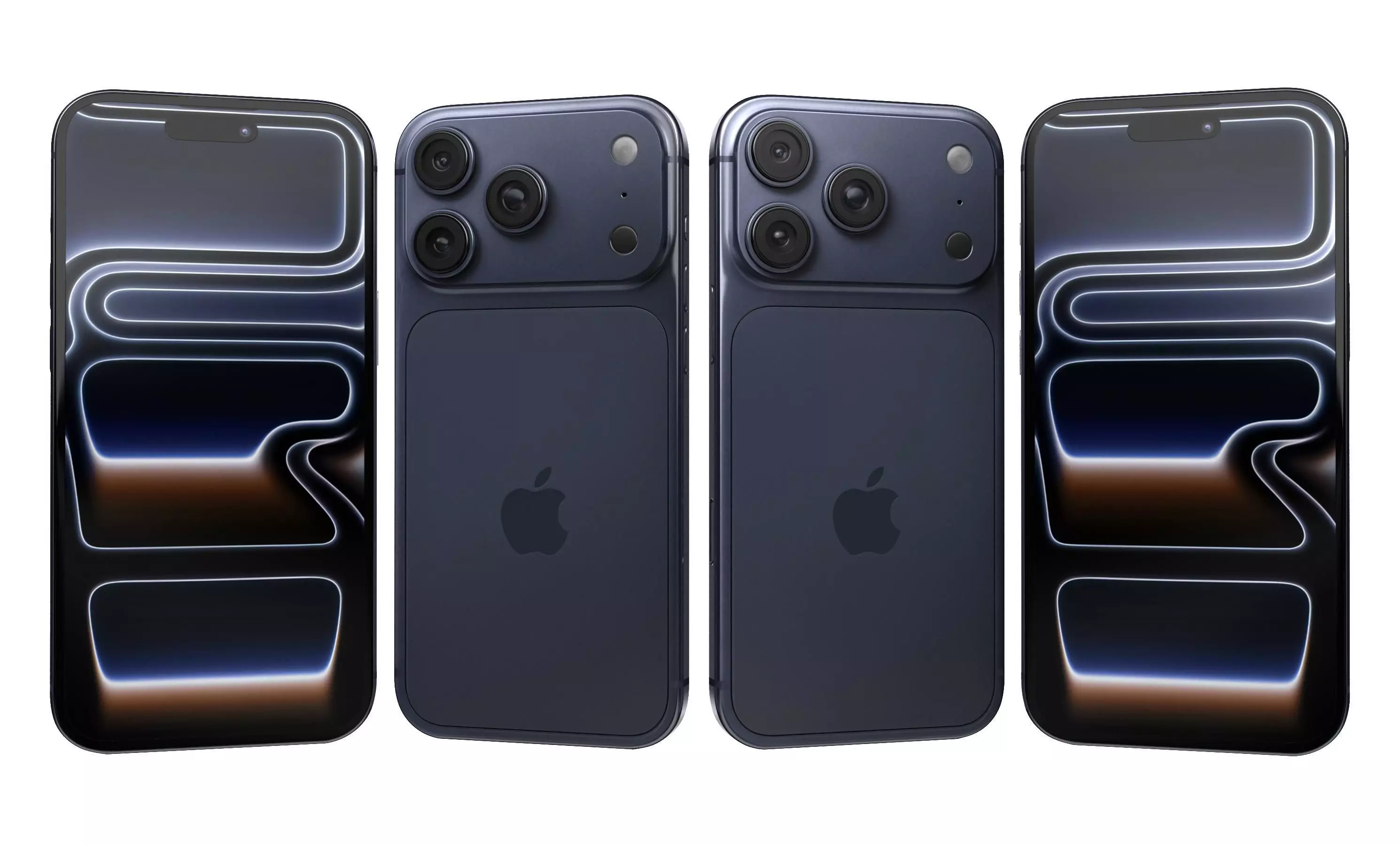 Apple iPhone 17 Pro Deep Blue 3D model_4