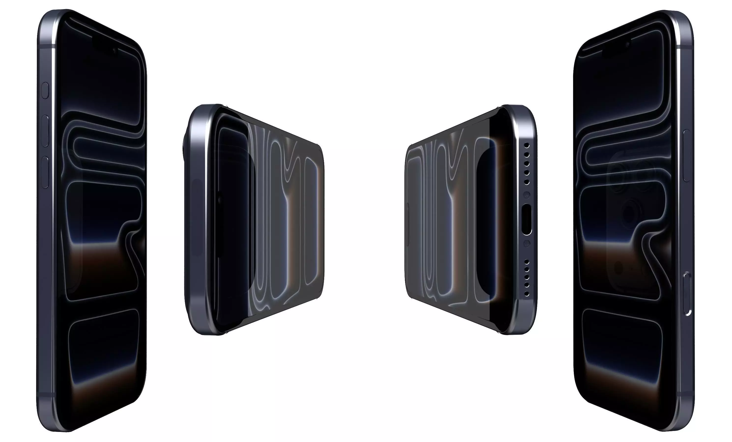 Apple iPhone 17 Pro Deep Blue 3D model_1