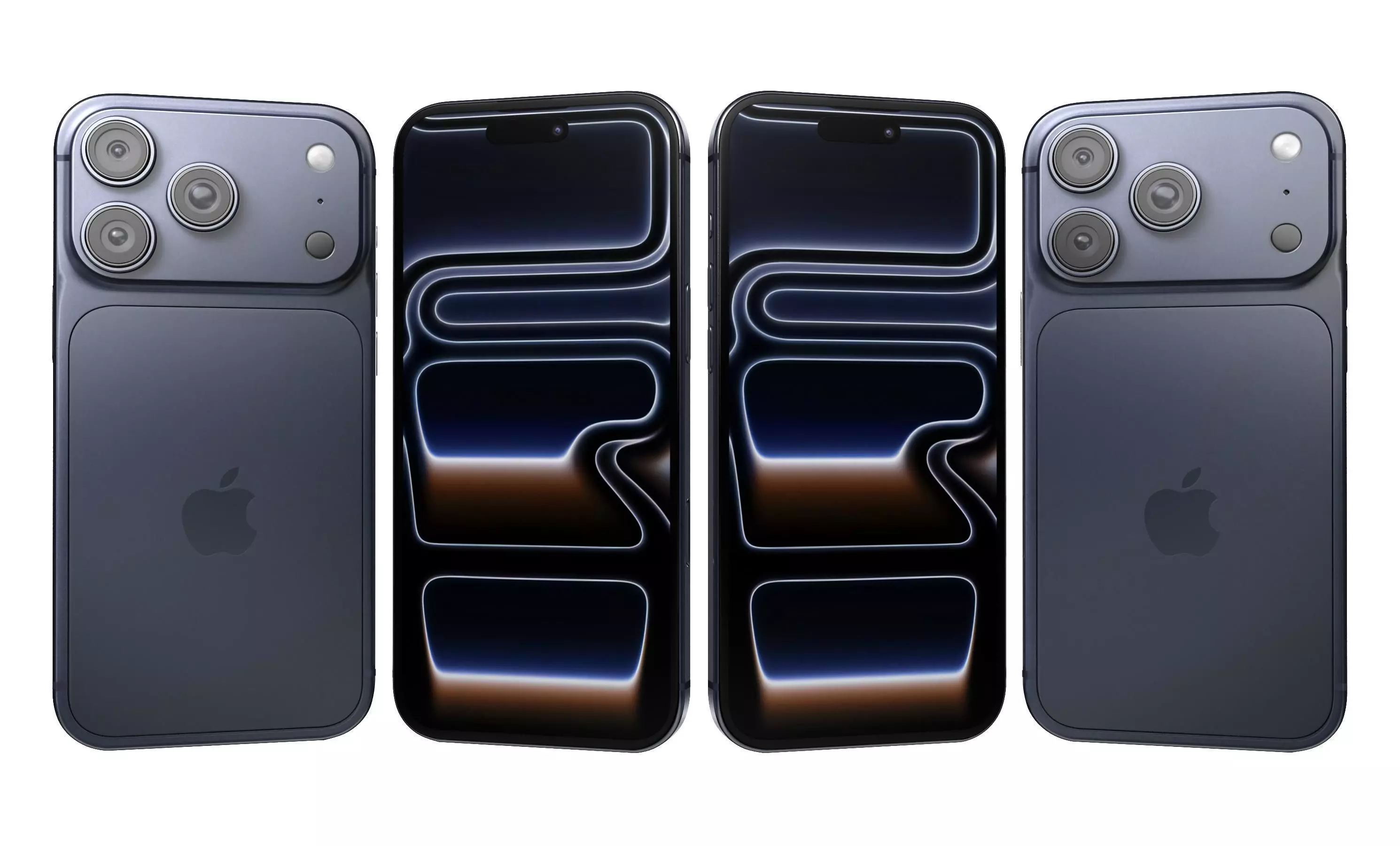 Apple iPhone 17 Pro Deep Blue 3D model_8