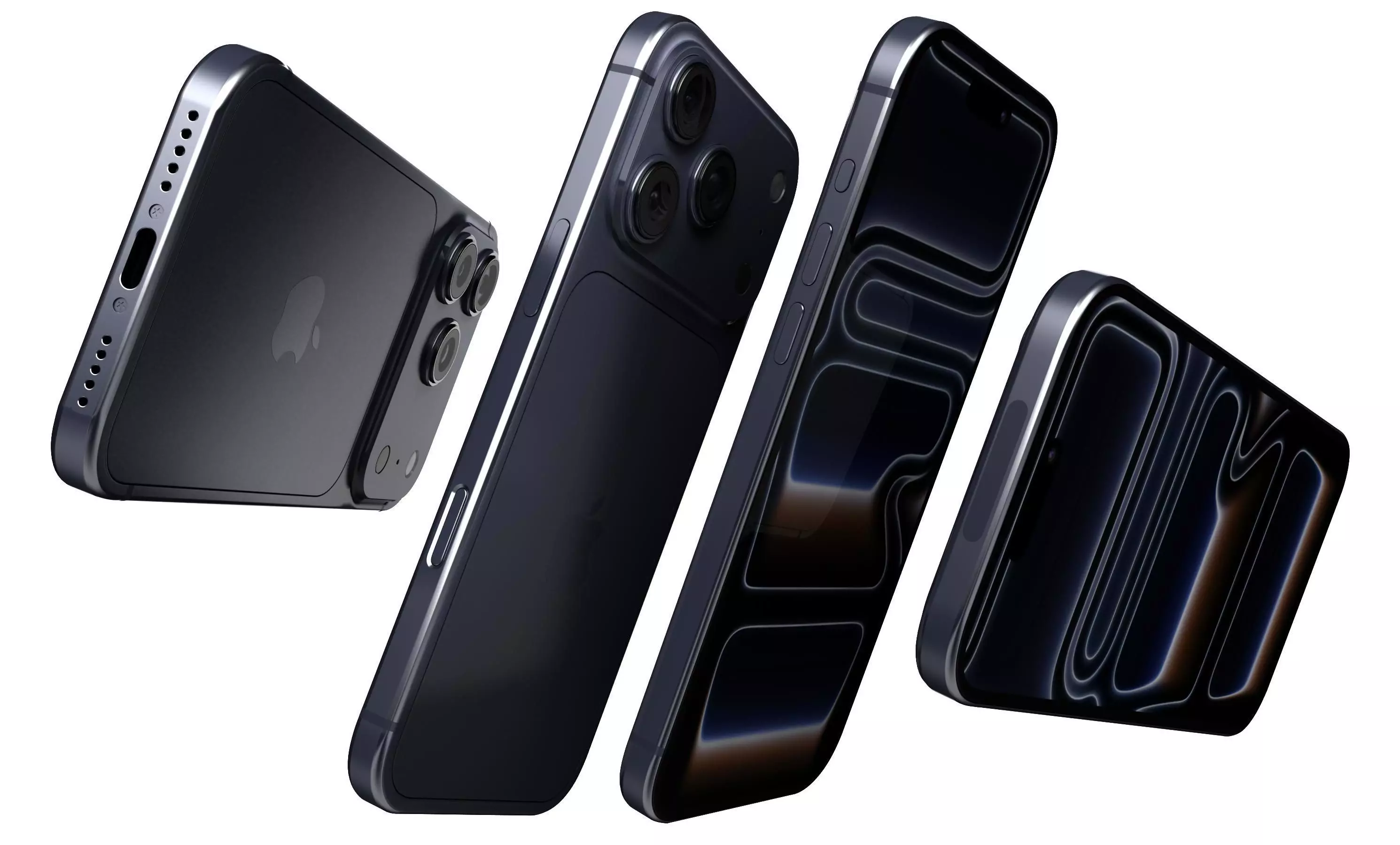 Apple iPhone 17 Pro Deep Blue 3D model_16