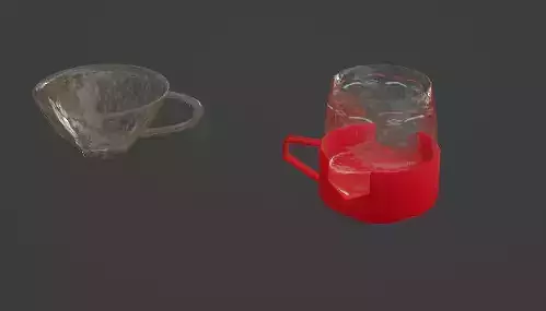 Package of glasses bottles plates and other glass items