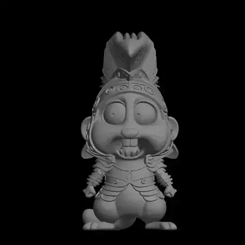 knight squirrel design