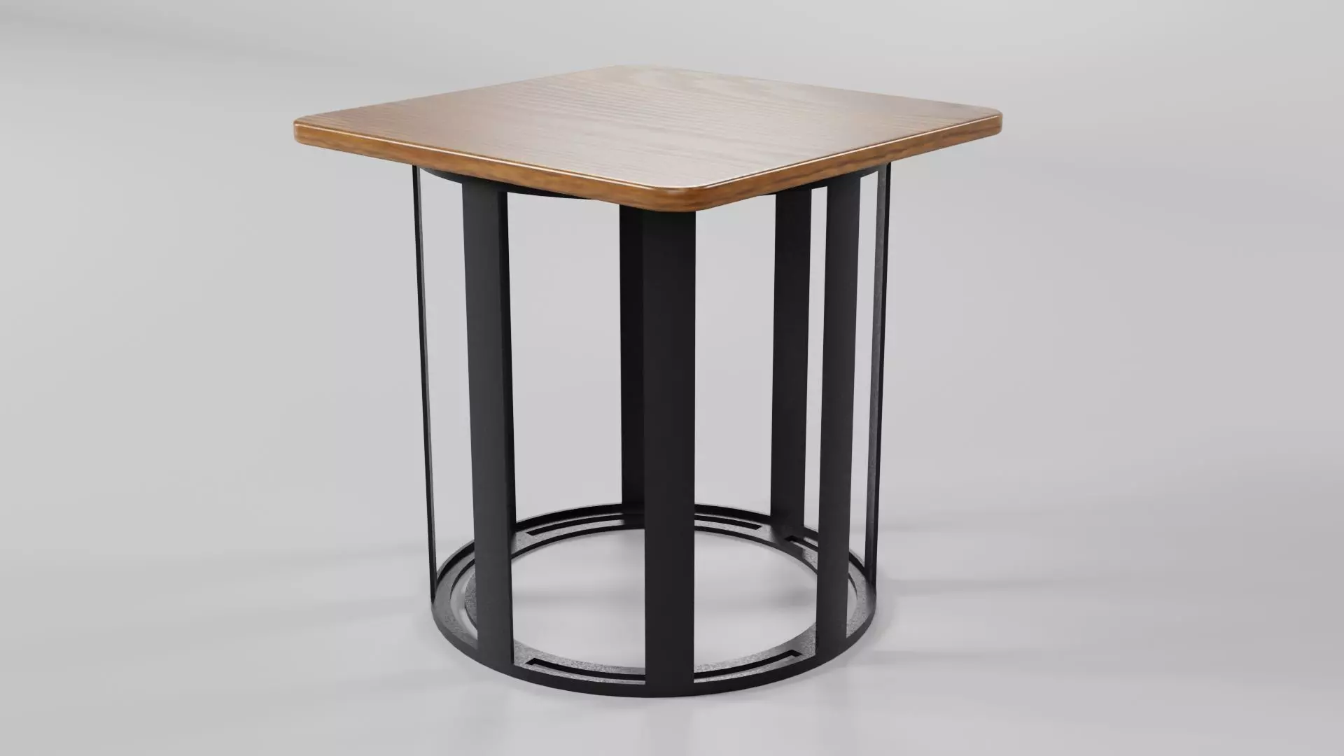 Square Table CG6 3D model_3