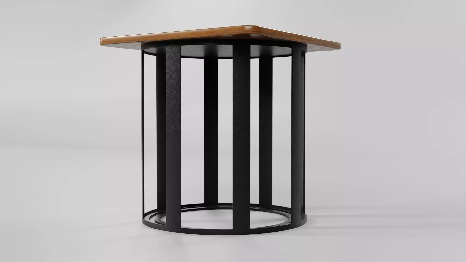Square Table CG6 3D model_4