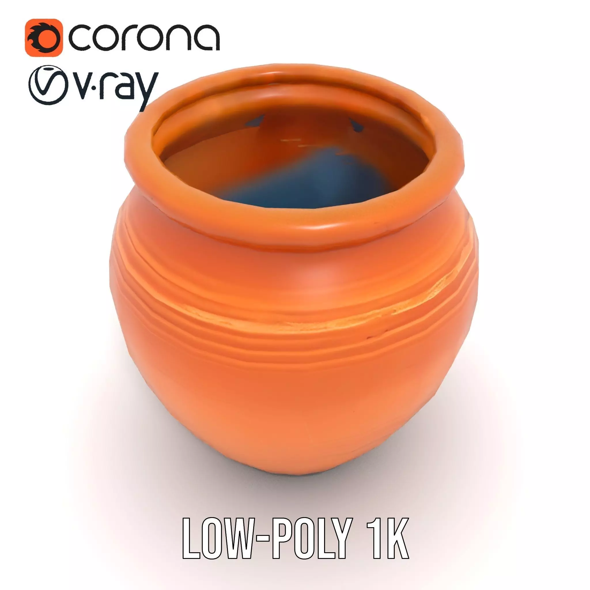 Terracotta Vase model pack Low-poly 3D model_21