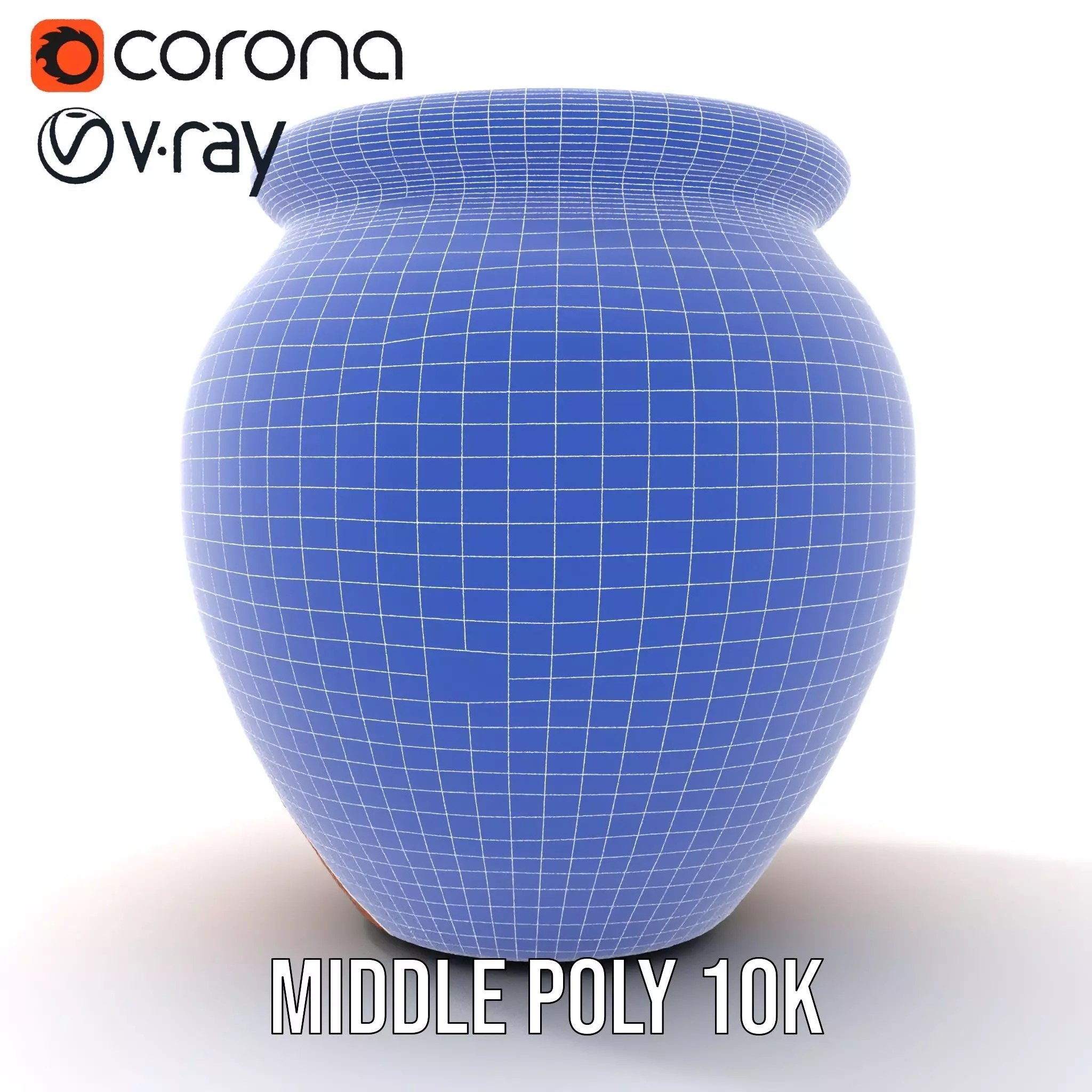 Terracotta Vase model pack Low-poly 3D model_27
