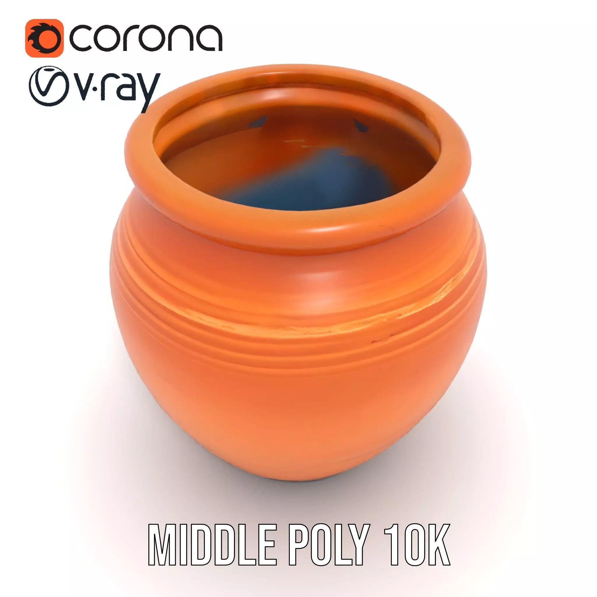 Terracotta Vase model pack Low-poly 3D model_12