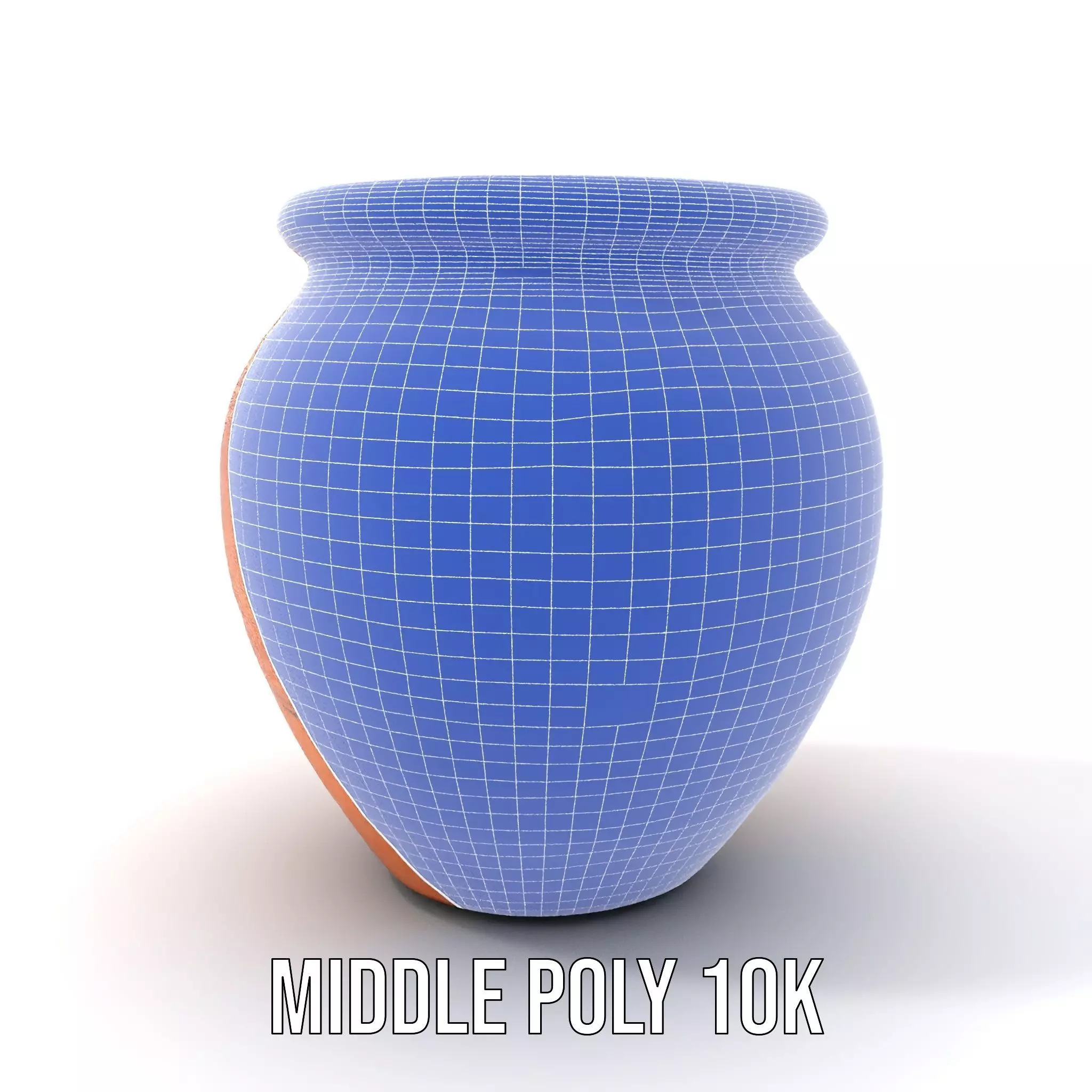 Terracotta Vase model pack Low-poly 3D model_6