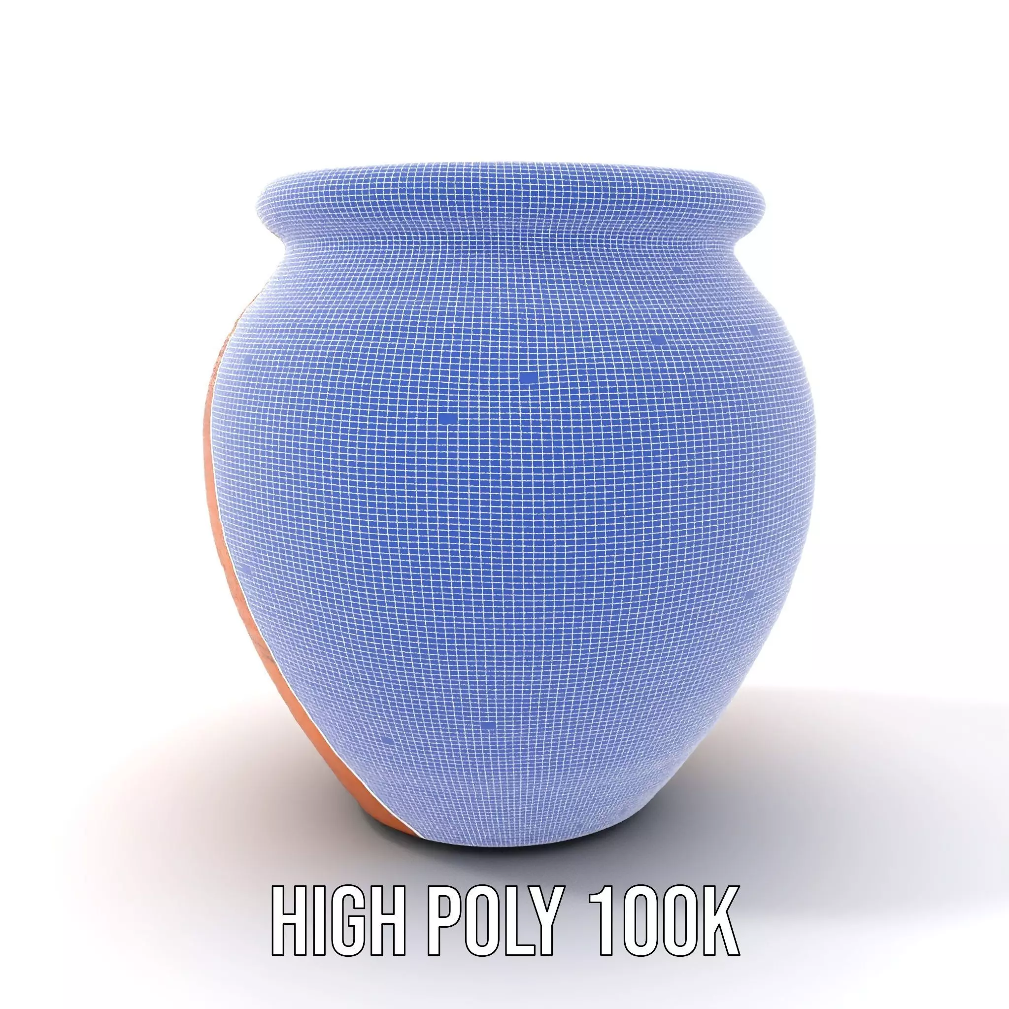 Terracotta Vase model pack Low-poly 3D model_5