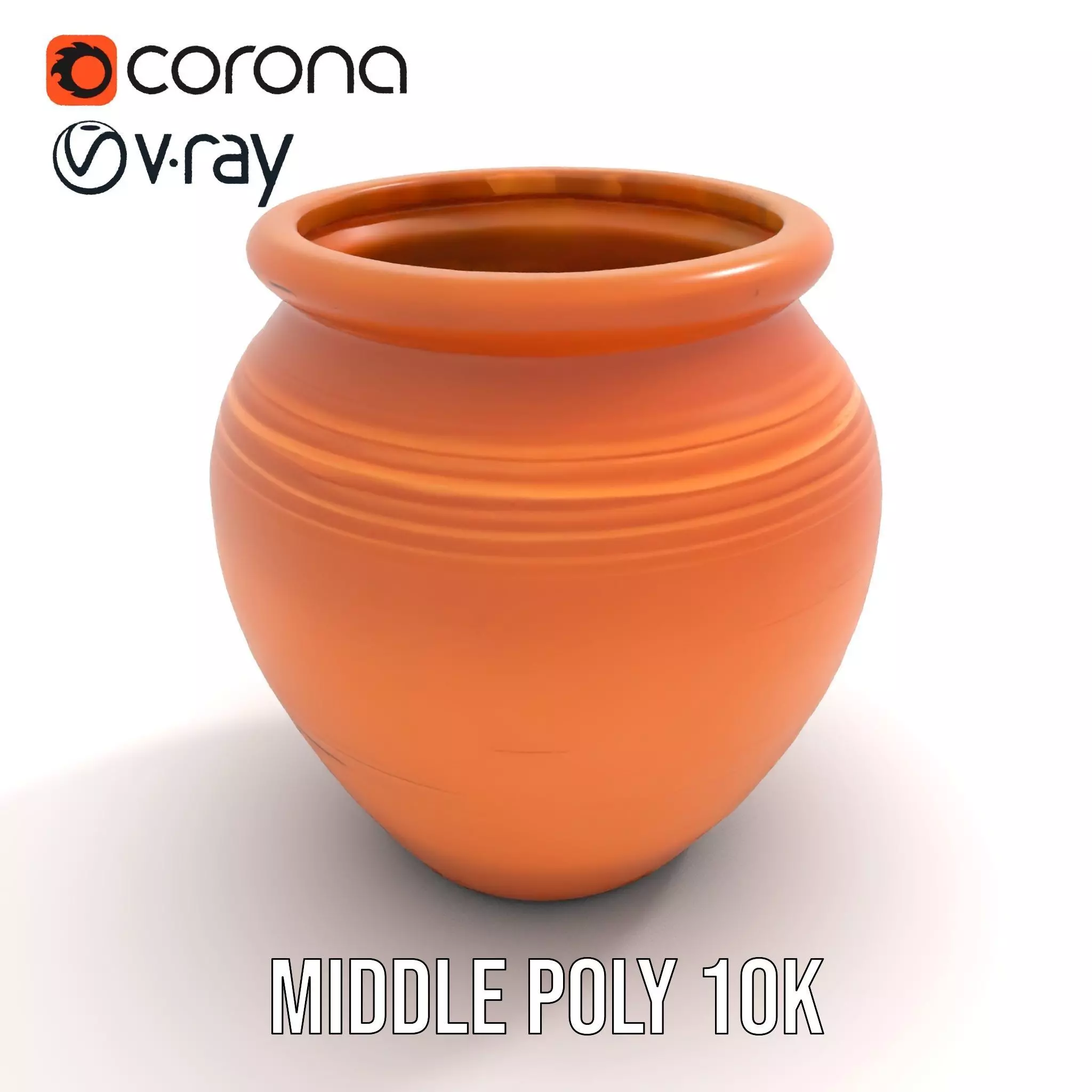 Terracotta Vase model pack Low-poly 3D model_20