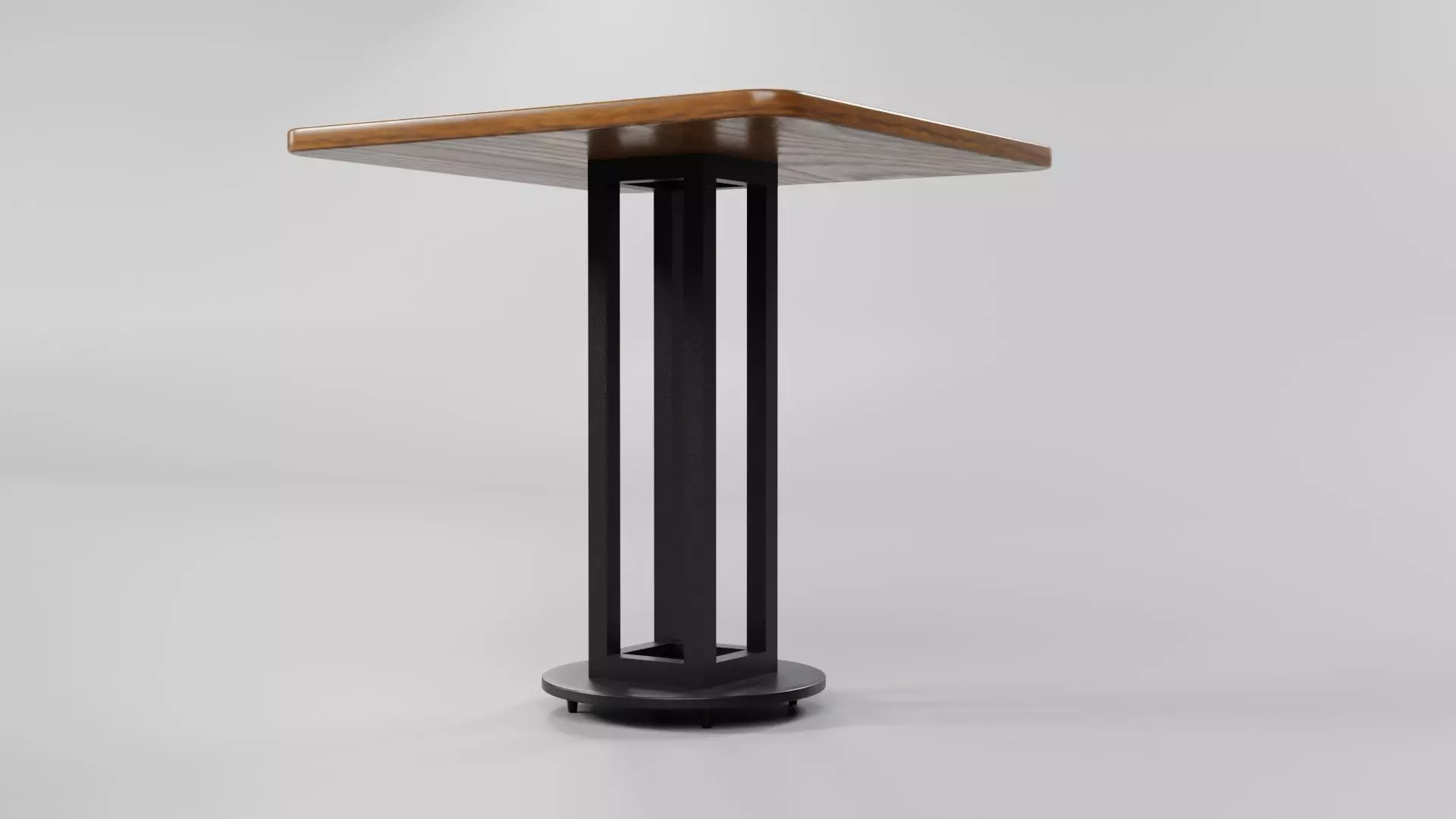 Square Table CG8 3D model_4