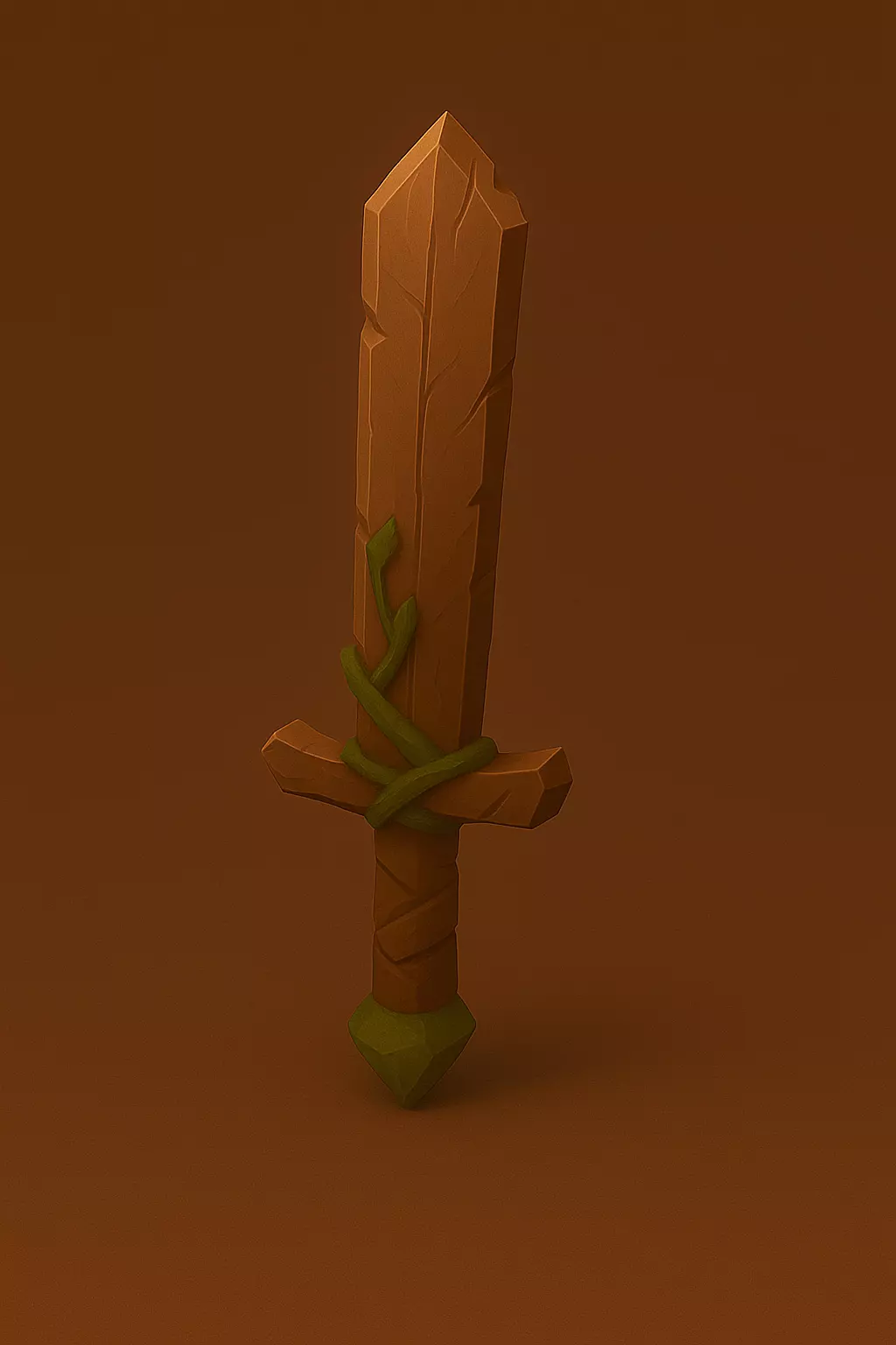 Low Poly Fire Fantasy Props Pack RPG Weapons Potions 3D print model_14