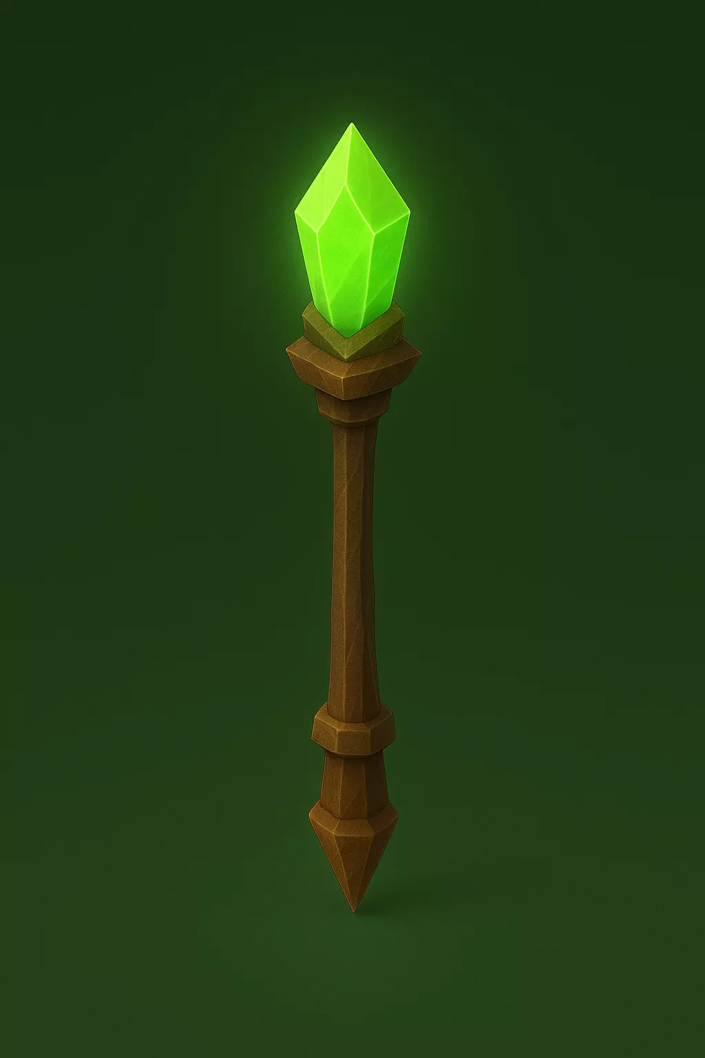 Low Poly Fire Fantasy Props Pack RPG Weapons Potions 3D print model_16