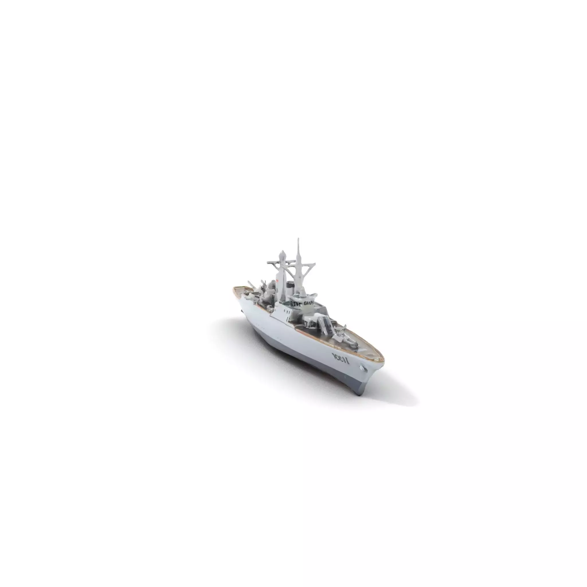 Modern Naval Cruiser model pack Low-poly 3D model_14