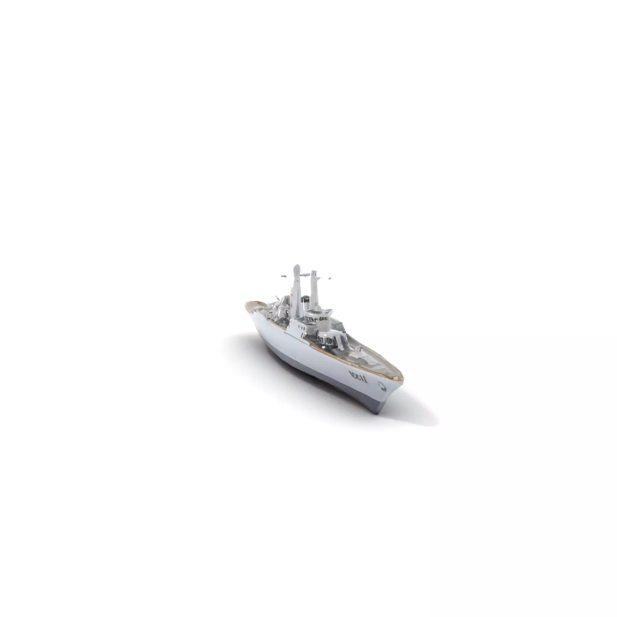 Modern Naval Cruiser model pack Low-poly 3D model_9