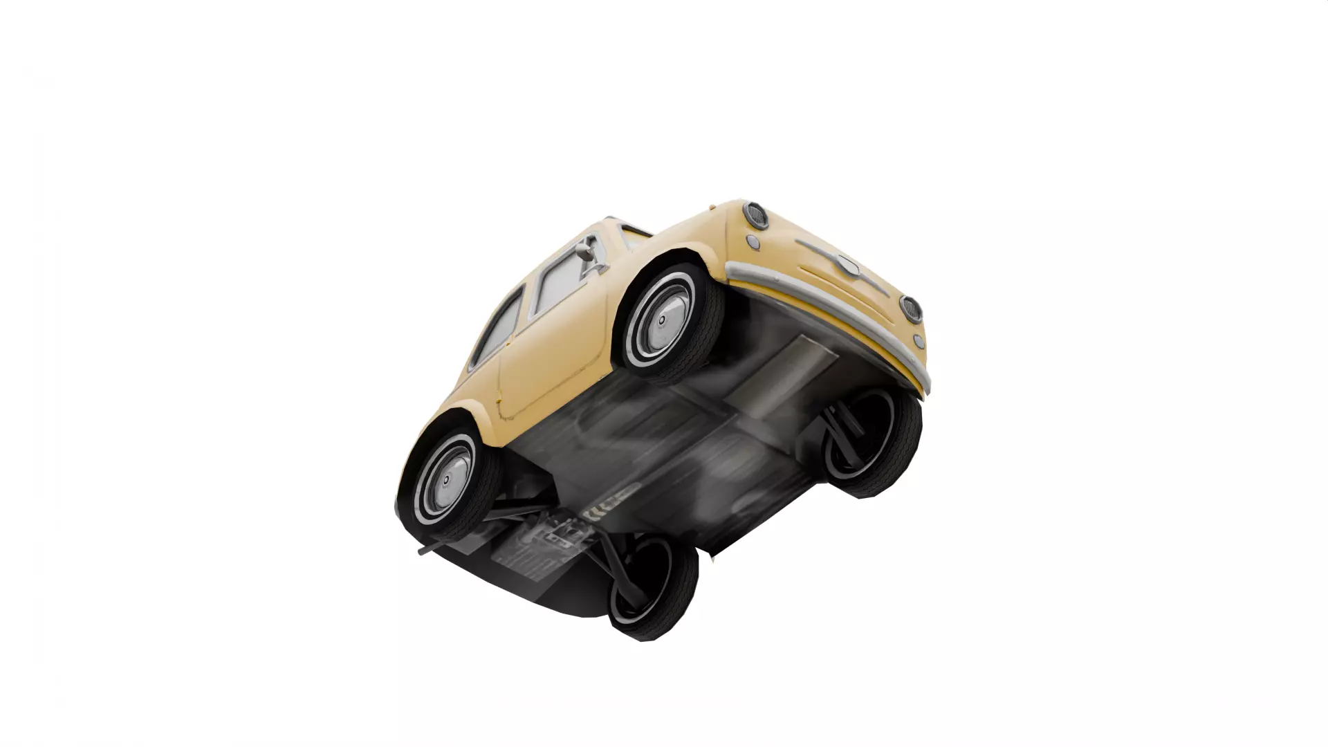 Luigi Low-poly 3D model_7