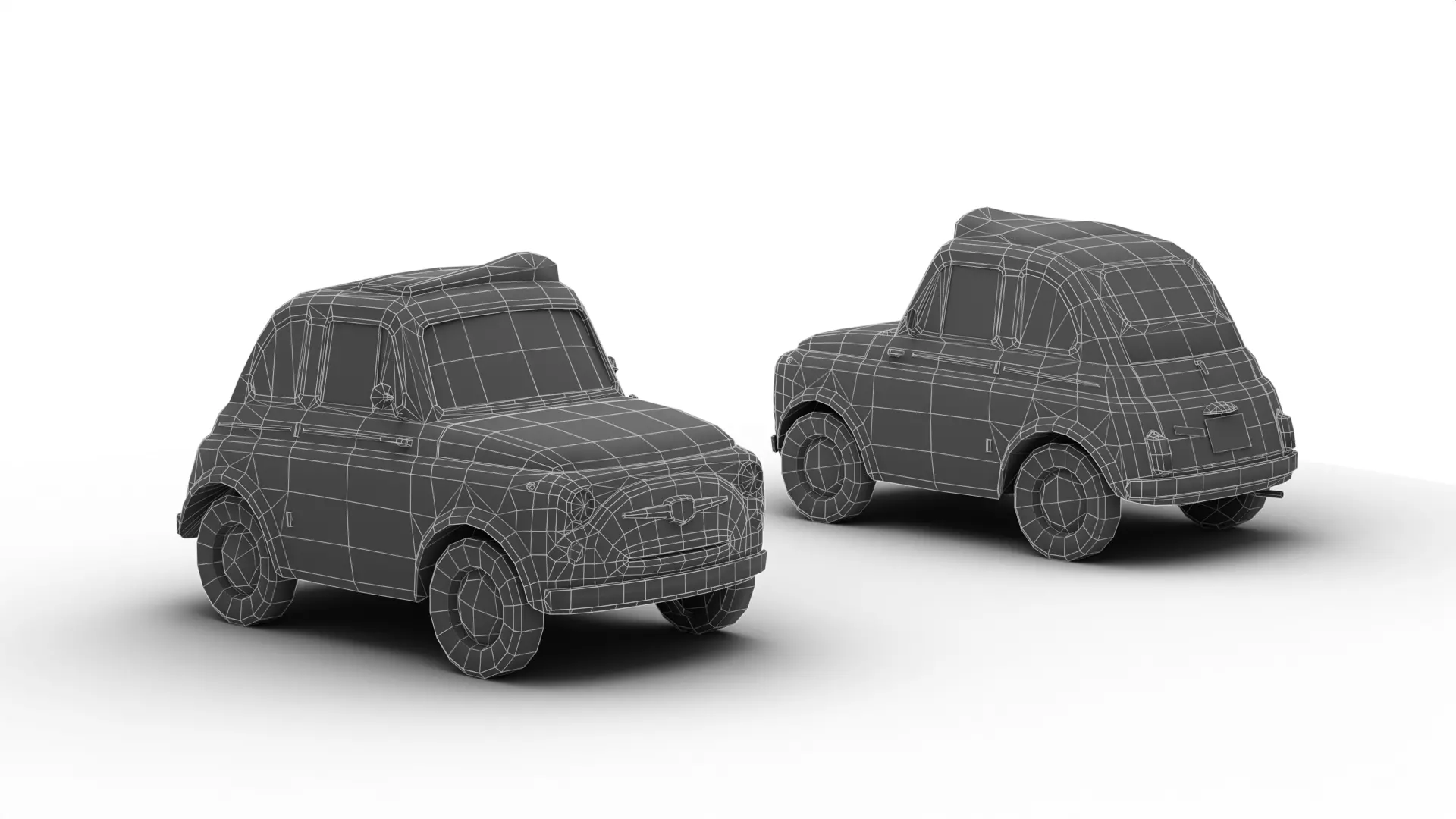 Luigi Low-poly 3D model_11