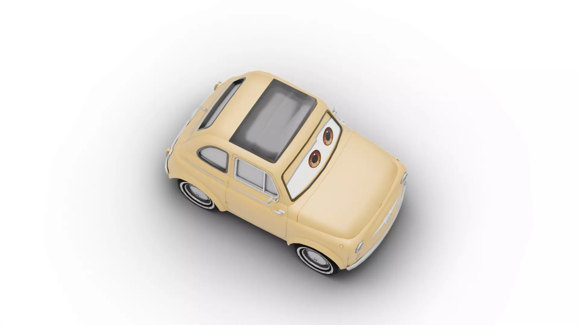 Luigi Low-poly 3D model_6