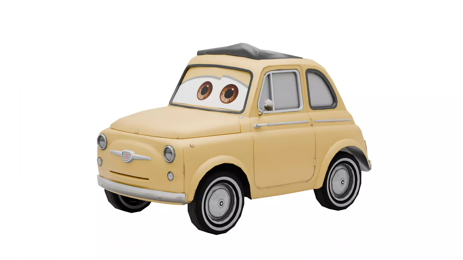 Luigi Low-poly 3D model_1