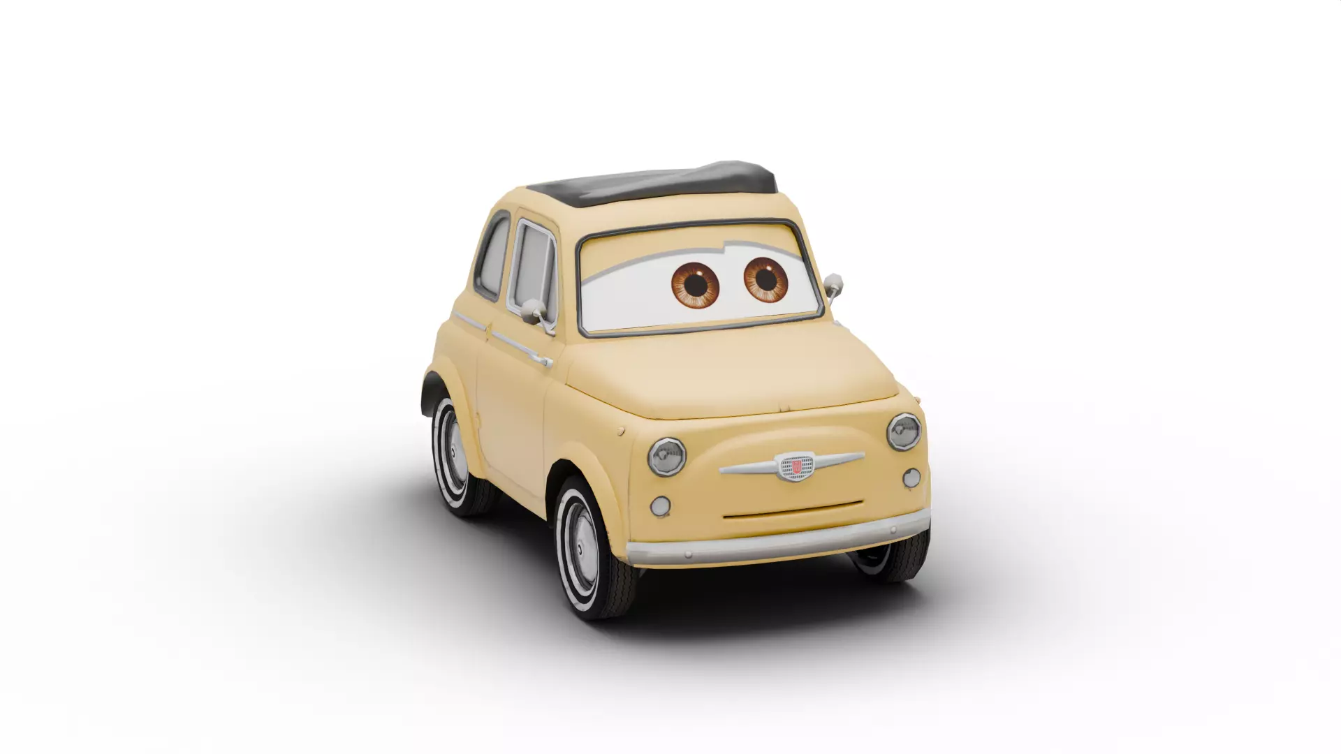 Luigi Low-poly 3D model_2