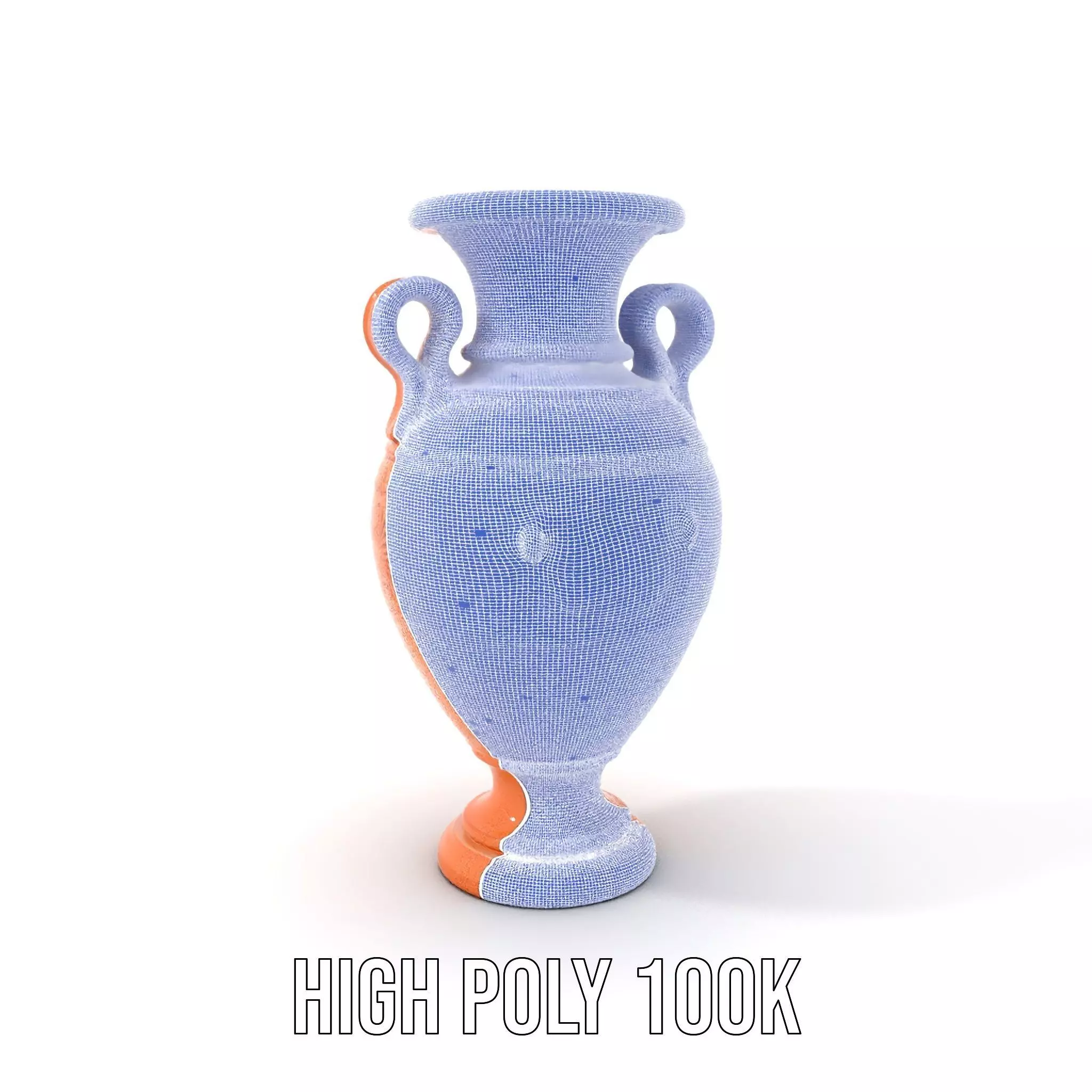 Terracotta Vase model pack Low-poly 3D model_5