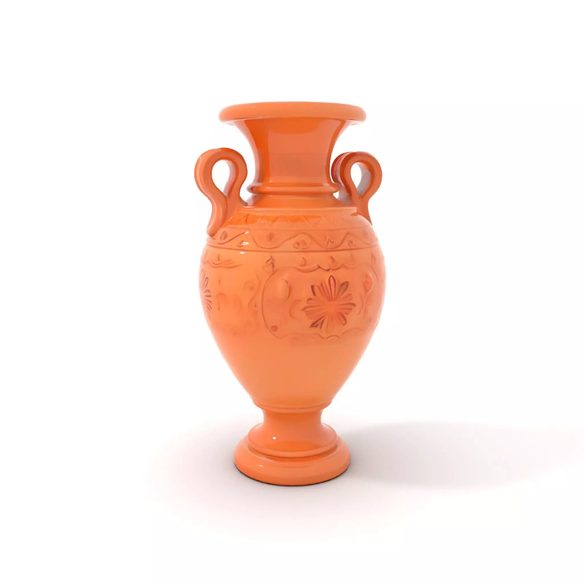 Terracotta Vase model pack Low-poly 3D model_0