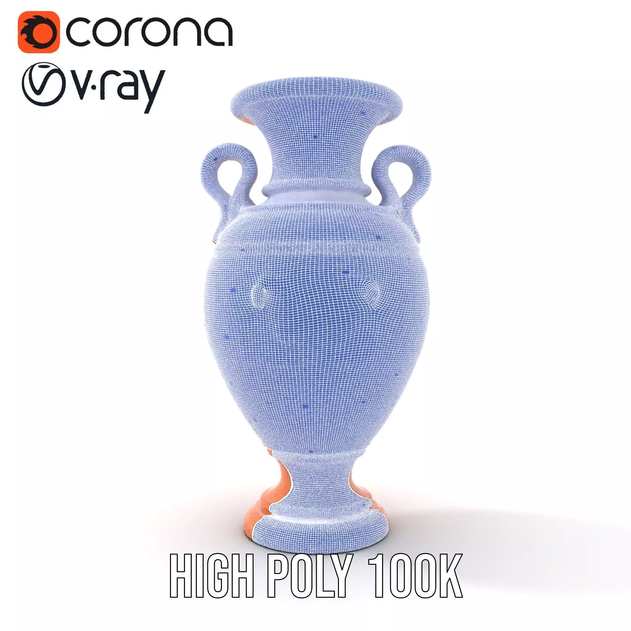 Terracotta Vase model pack Low-poly 3D model_24