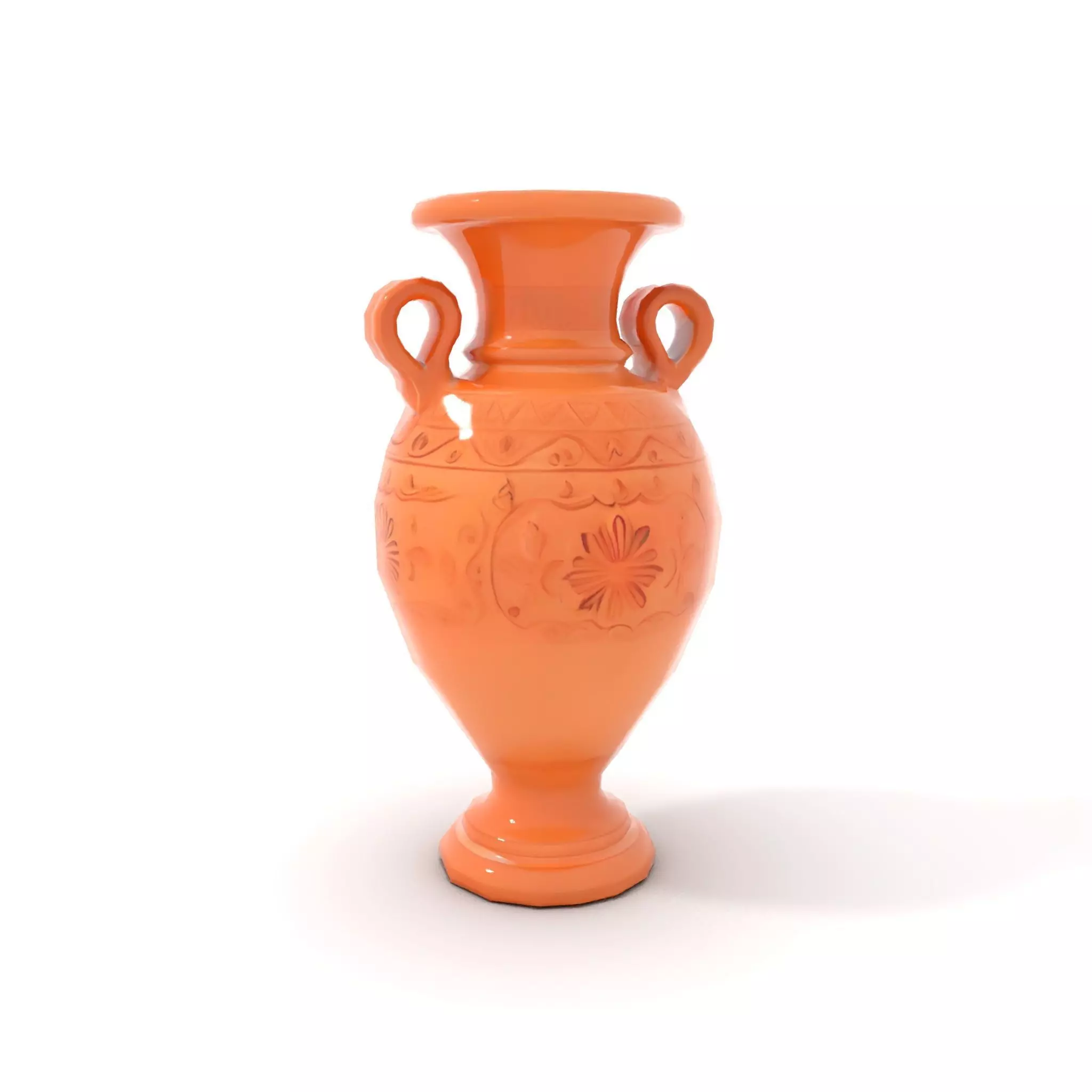 Terracotta Vase model pack Low-poly 3D model_8