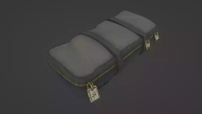 Body Bag Pack PBR Game Ready