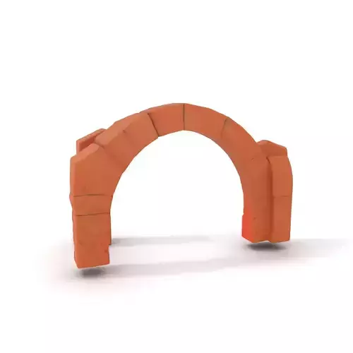 Rustic Brick Arch model pack Low-poly 3D model