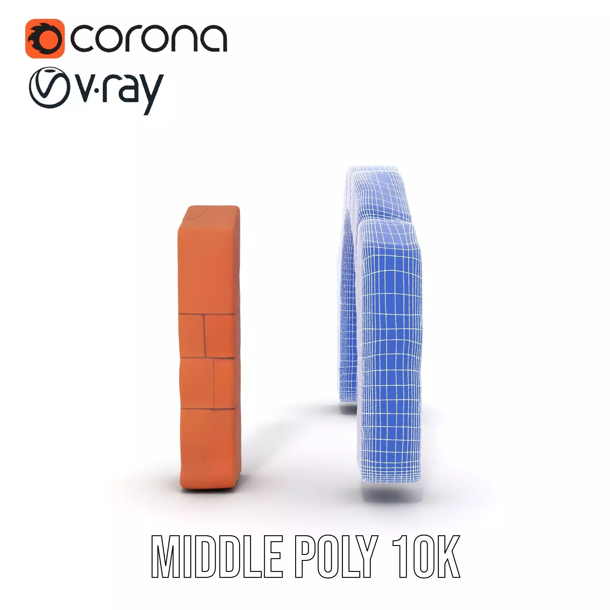 Rustic Brick Arch model pack Low-poly 3D model_30