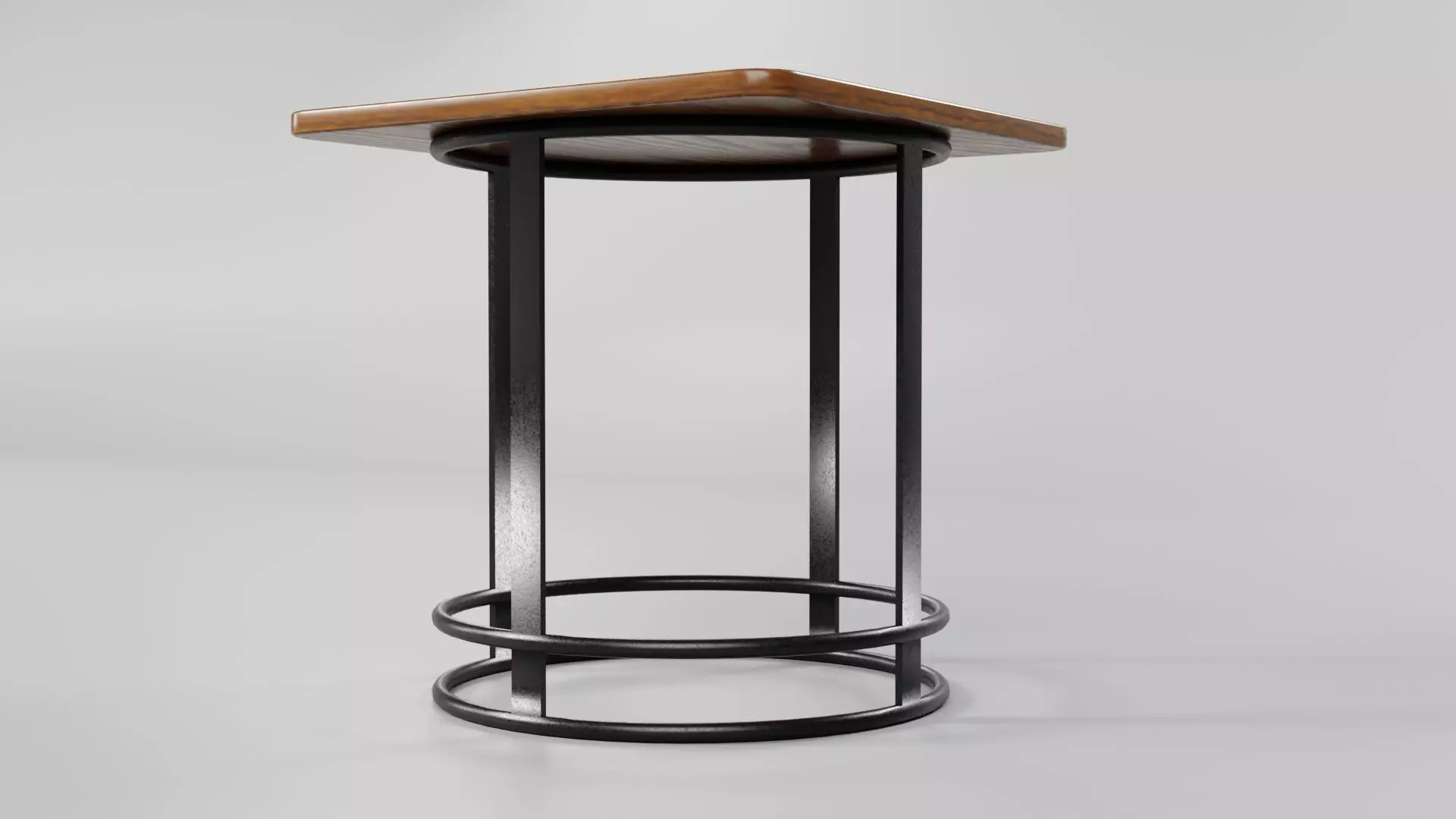 Square Table CG10 3D model_4