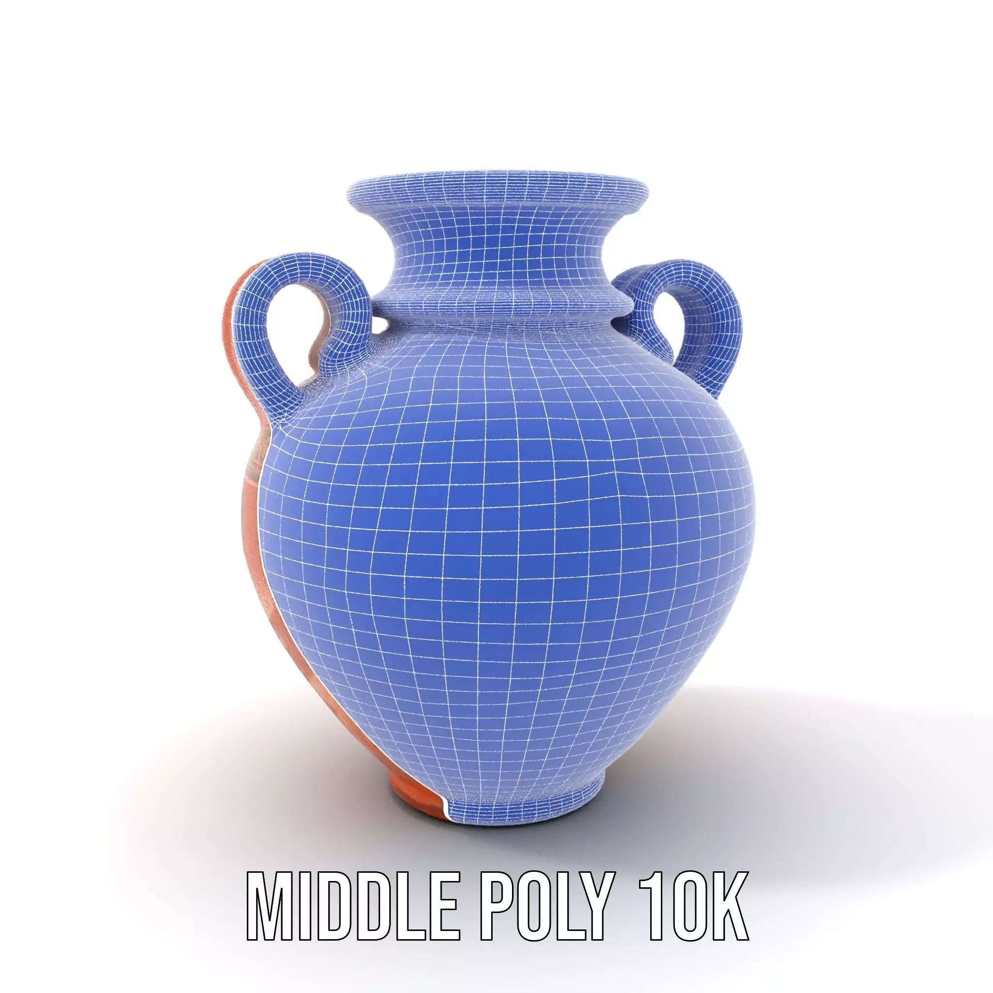 Antique Greek Vase model pack Low-poly 3D model_14