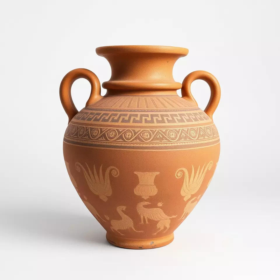 Antique Greek Vase model pack Low-poly 3D model_3