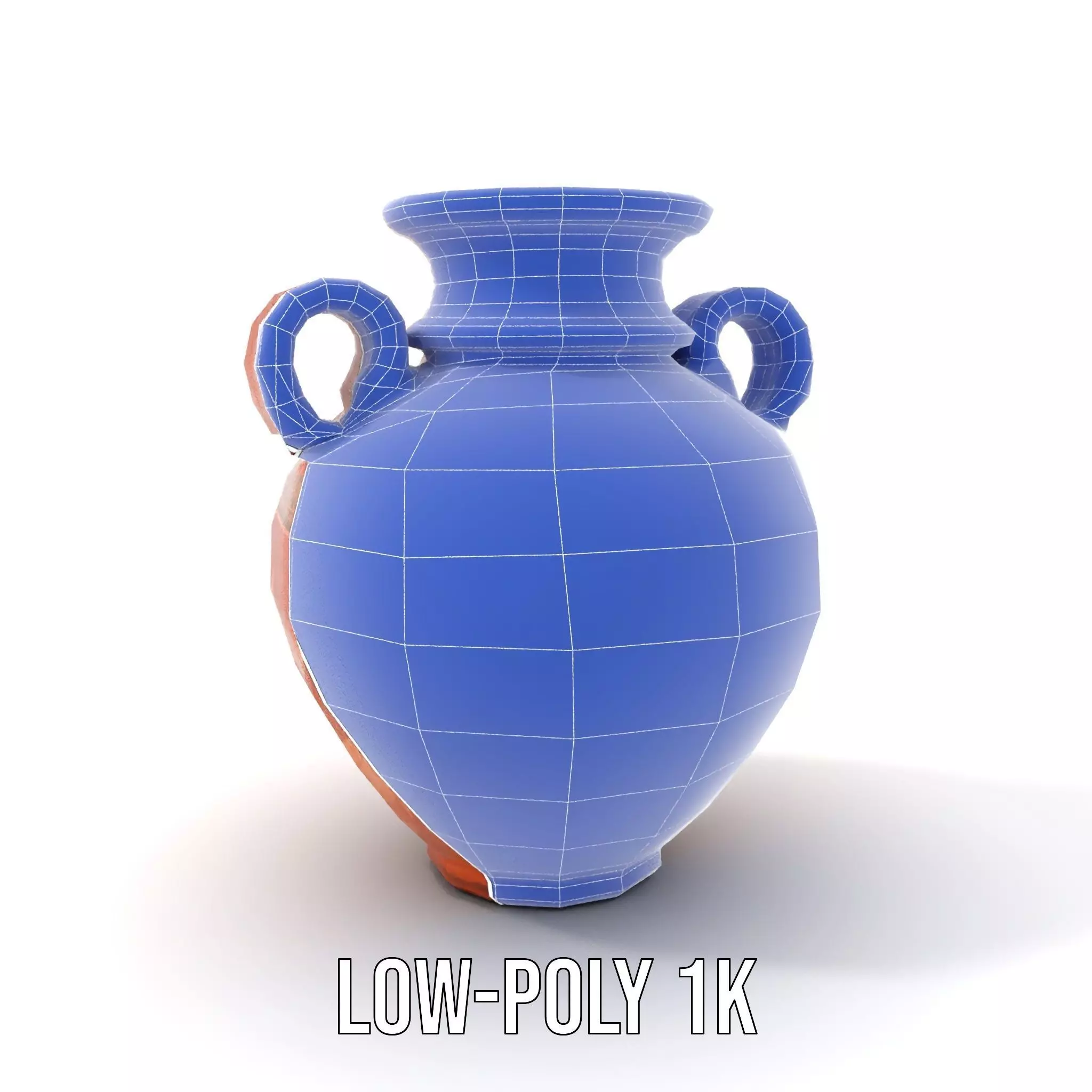 Antique Greek Vase model pack Low-poly 3D model_23