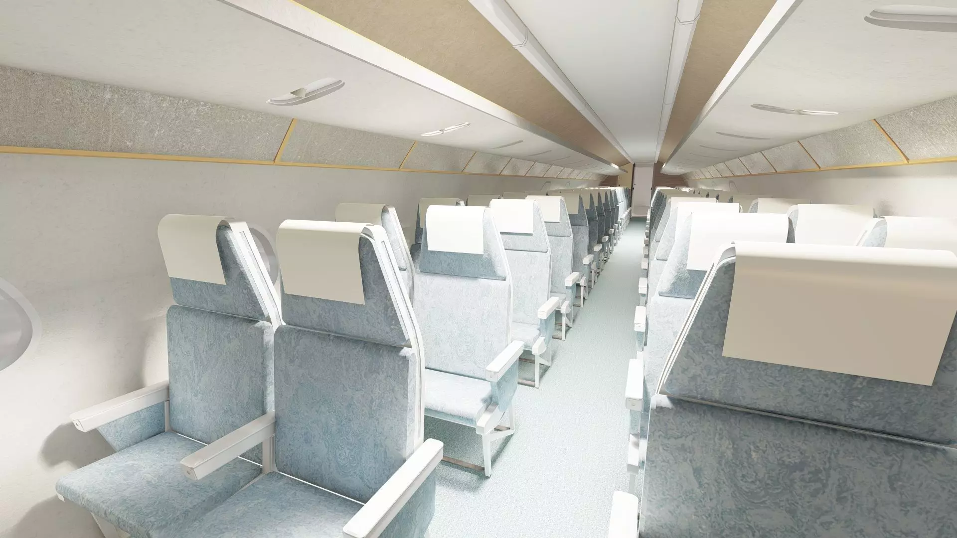 DC-8-62H Boeing 720 Boeing 727 and Caravelle VI-R 3D model_18