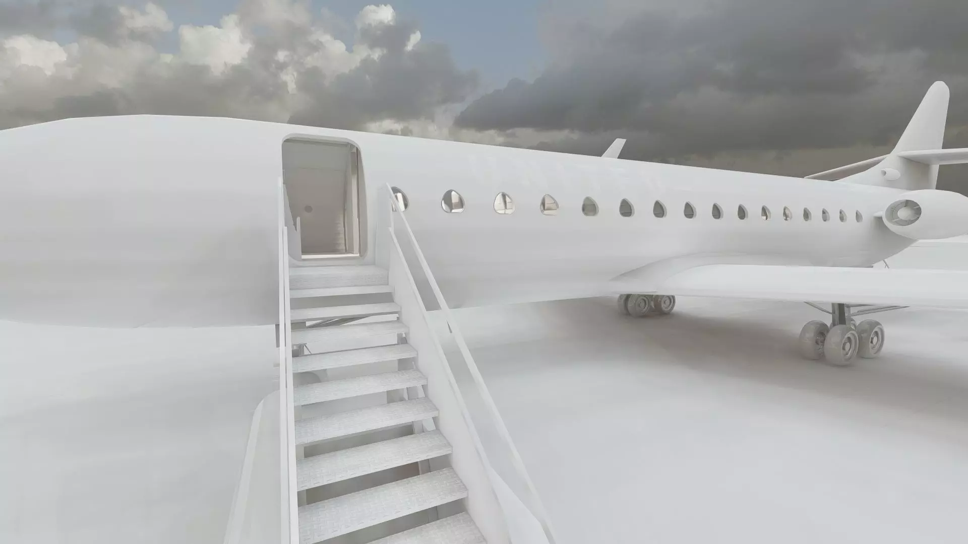 DC-8-62H Boeing 720 Boeing 727 and Caravelle VI-R 3D model_44