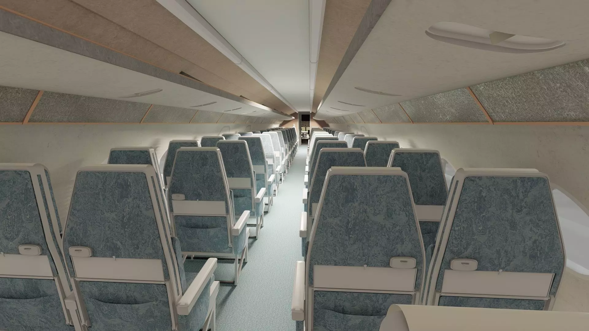 DC-8-62H Boeing 720 Boeing 727 and Caravelle VI-R 3D model_23