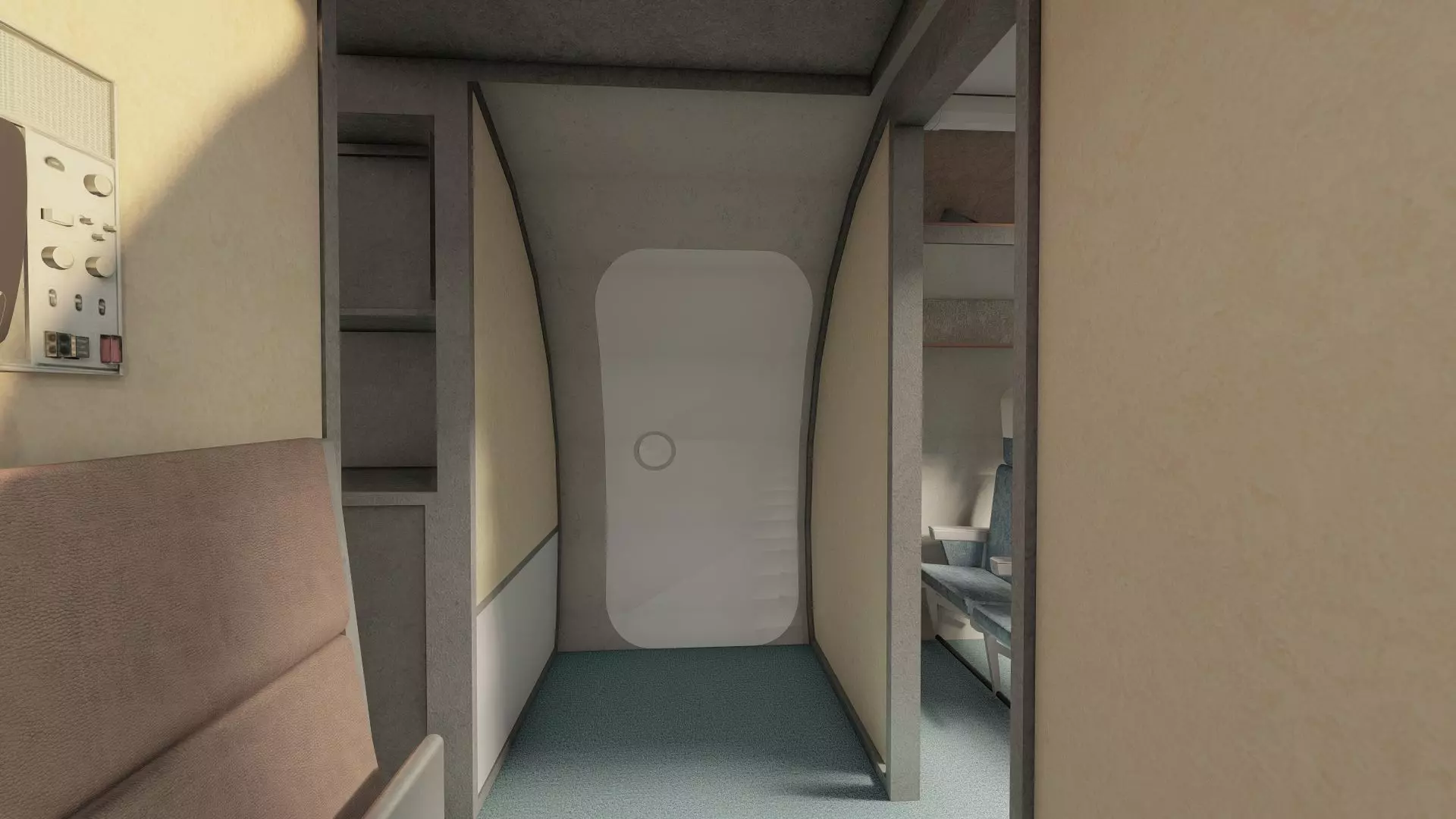 DC-8-62H Boeing 720 Boeing 727 and Caravelle VI-R 3D model_17