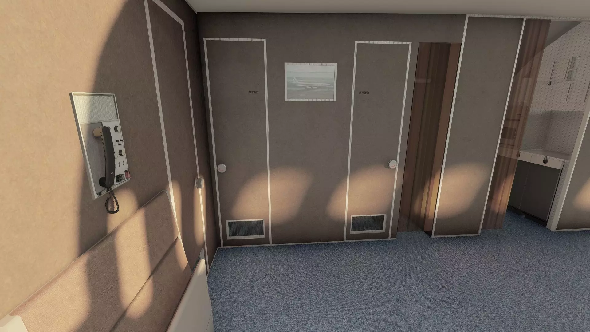 DC-8-62H Boeing 720 Boeing 727 and Caravelle VI-R 3D model_37